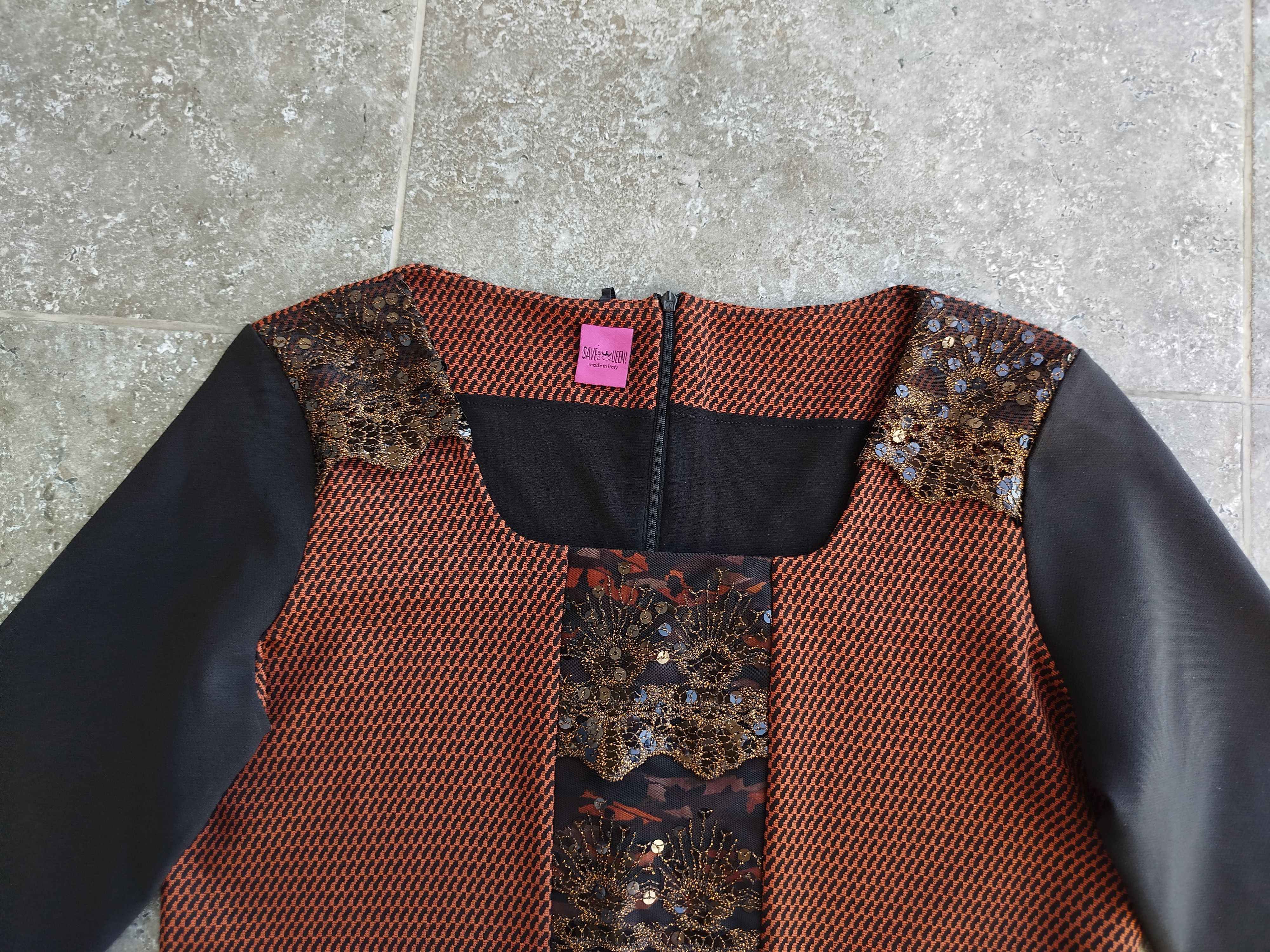Jean Paul Gaultier Save The Queen Dress Long Sleeve Patched Lined Zip Size XXL Size XXL / US 16-18 / IT 52-54 - 3 Thumbnail