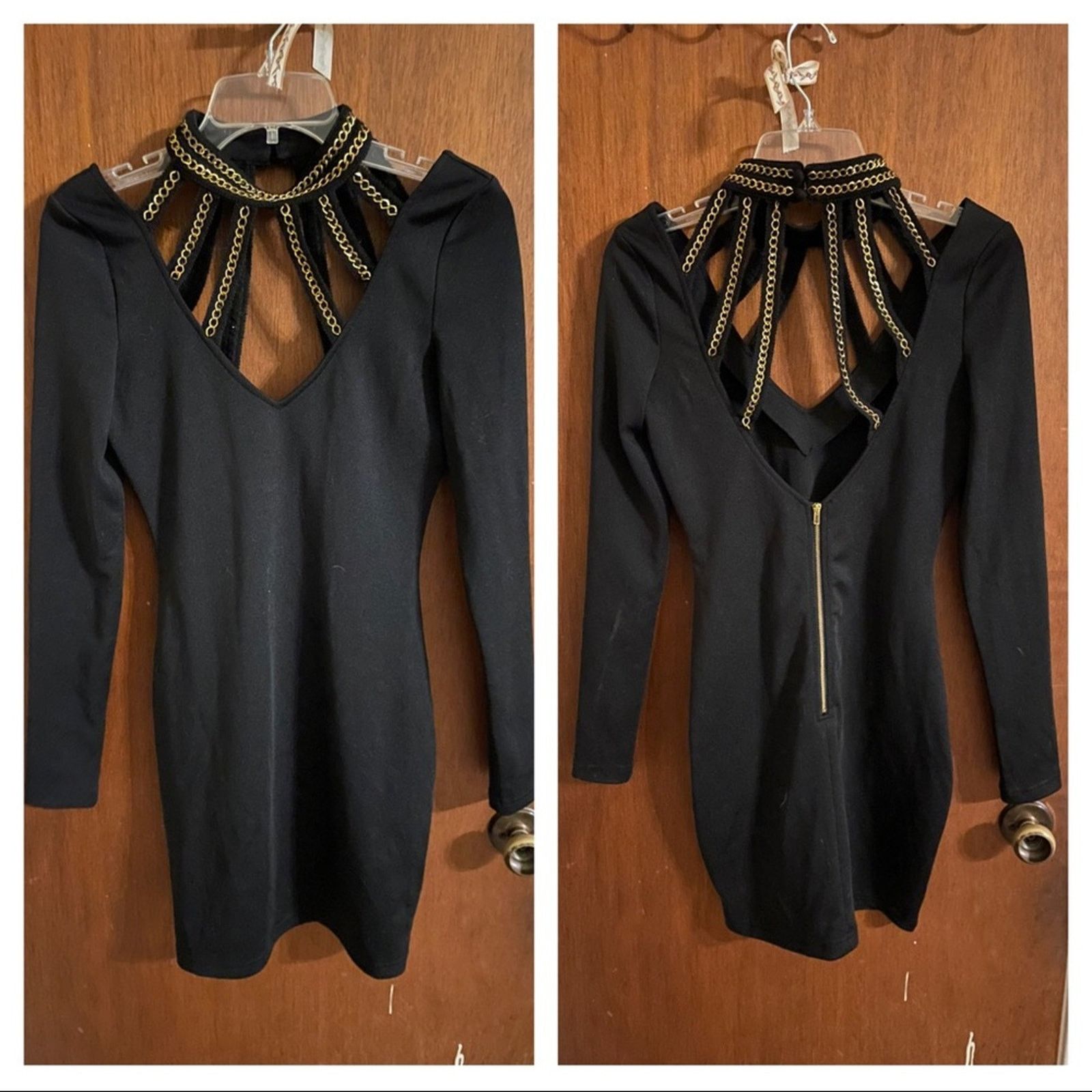 Nasty Gal NastyGal Cage Collar Dress Mini Short Sexy Business Party Size S / US 4 / IT 40 - 3 Thumbnail