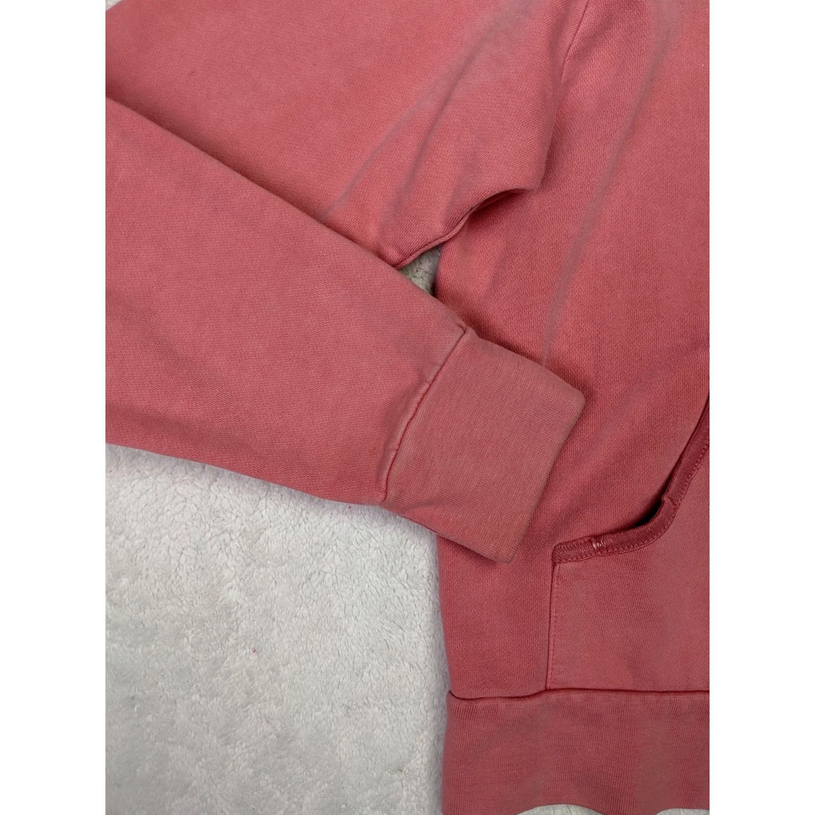 Gloria Vanderbilt Gloria Vanderbilt Sport Womens S Pink Full Zip Track Jacket Pocket Hoodie Jacket Size S / US 4 / IT 40 - 3 Thumbnail