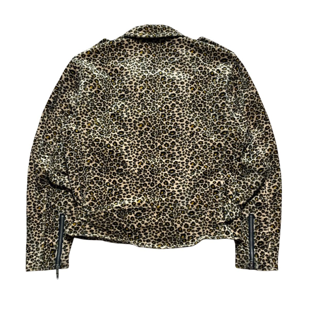 Vintage Devil N Bass Asymmetrical Leopard Bikers Jacket Lgb Style Size US L / EU 52-54 / 3 - 10 Thumbnail