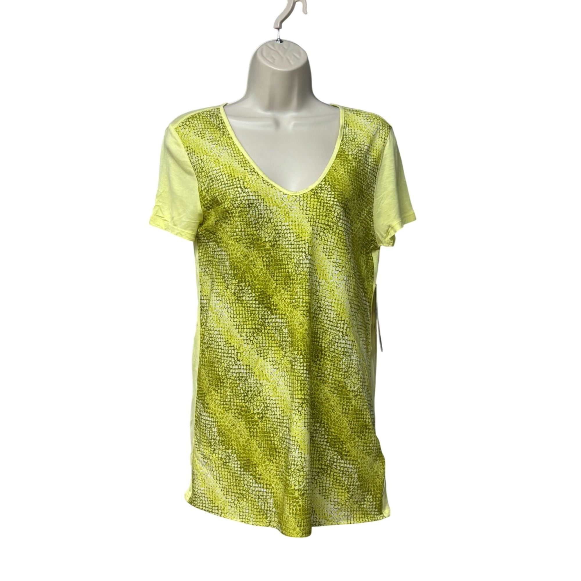 Calvin Klein Calvin Klein Jeans Women's Mixed Media Print Block Swing Te Size S / US 4 / IT 40 - 12 Thumbnail