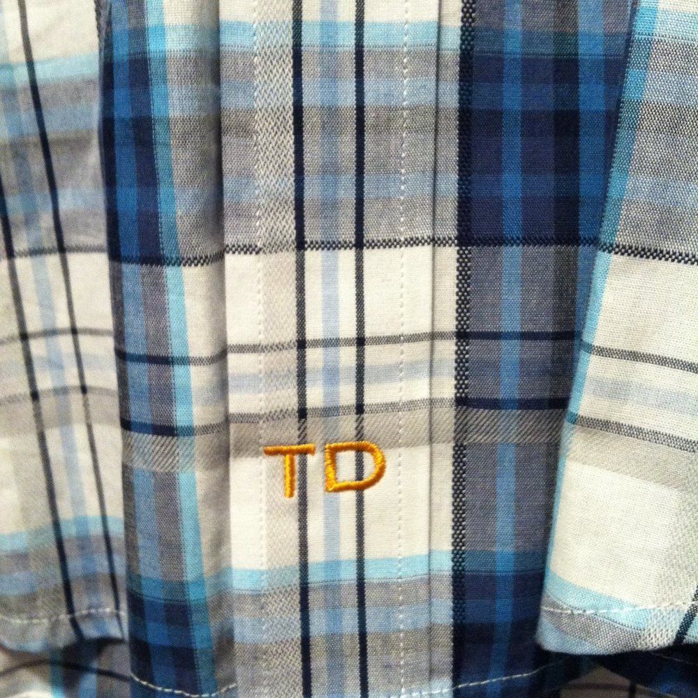 Thomas Dean THOMAS DEAN MENS NEW 100%COTTON CASUAL SHIRT SIZE: M Size US M / EU 48-50 / 2 - 5 Thumbnail