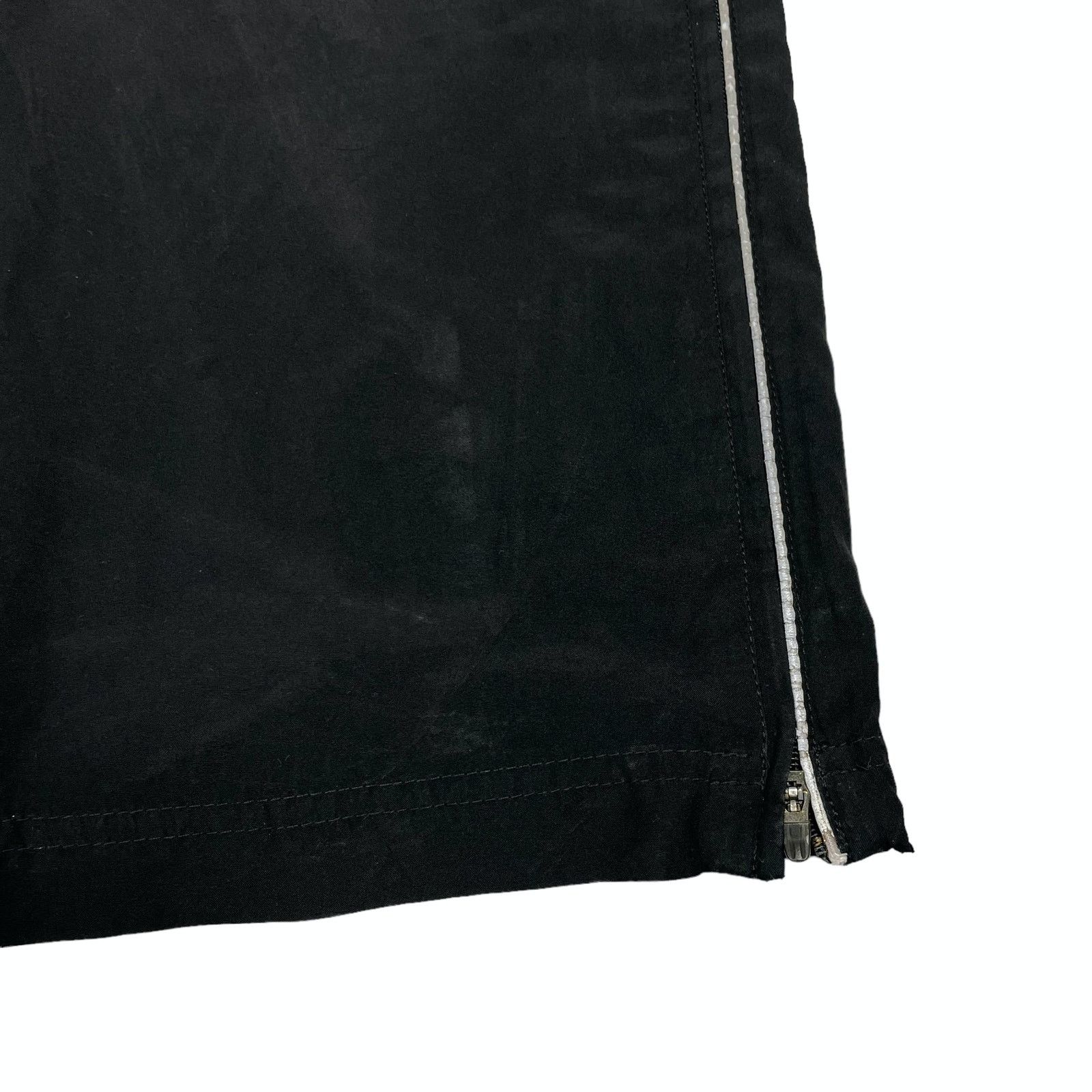 Nike × Vintage Nike Women's Black Logo Drawstring Ankle Zip Pants XS Size 30" / US 8 / IT 44 - 9 Thumbnail