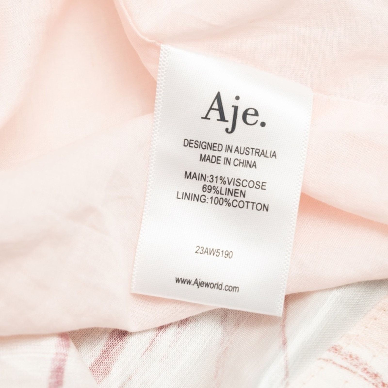 Aje Aje. Amelia Plunge Mini Dress. Size XS / US 0-2 / IT 36-38 - 13 Thumbnail