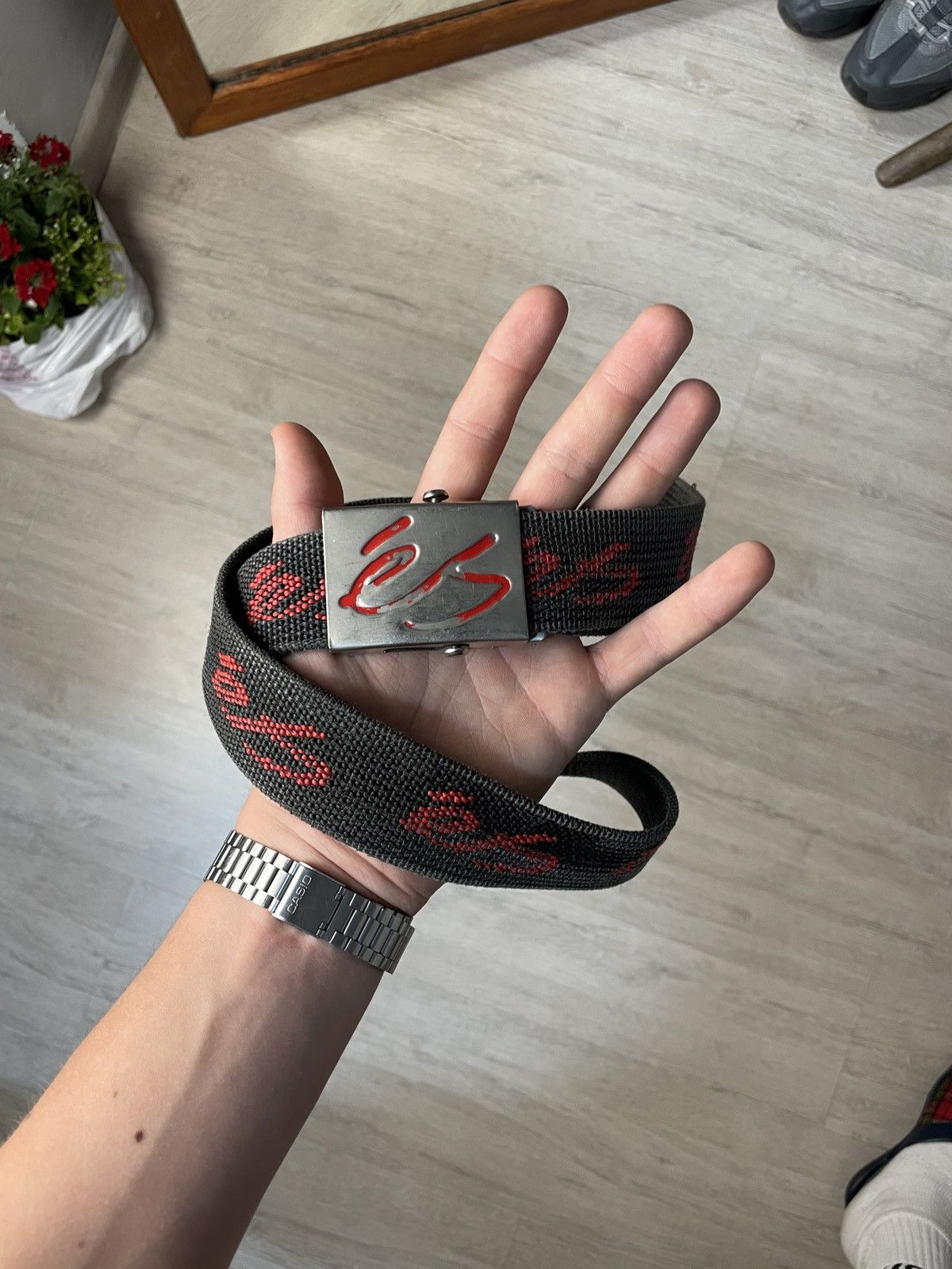 Es skate monogram belt