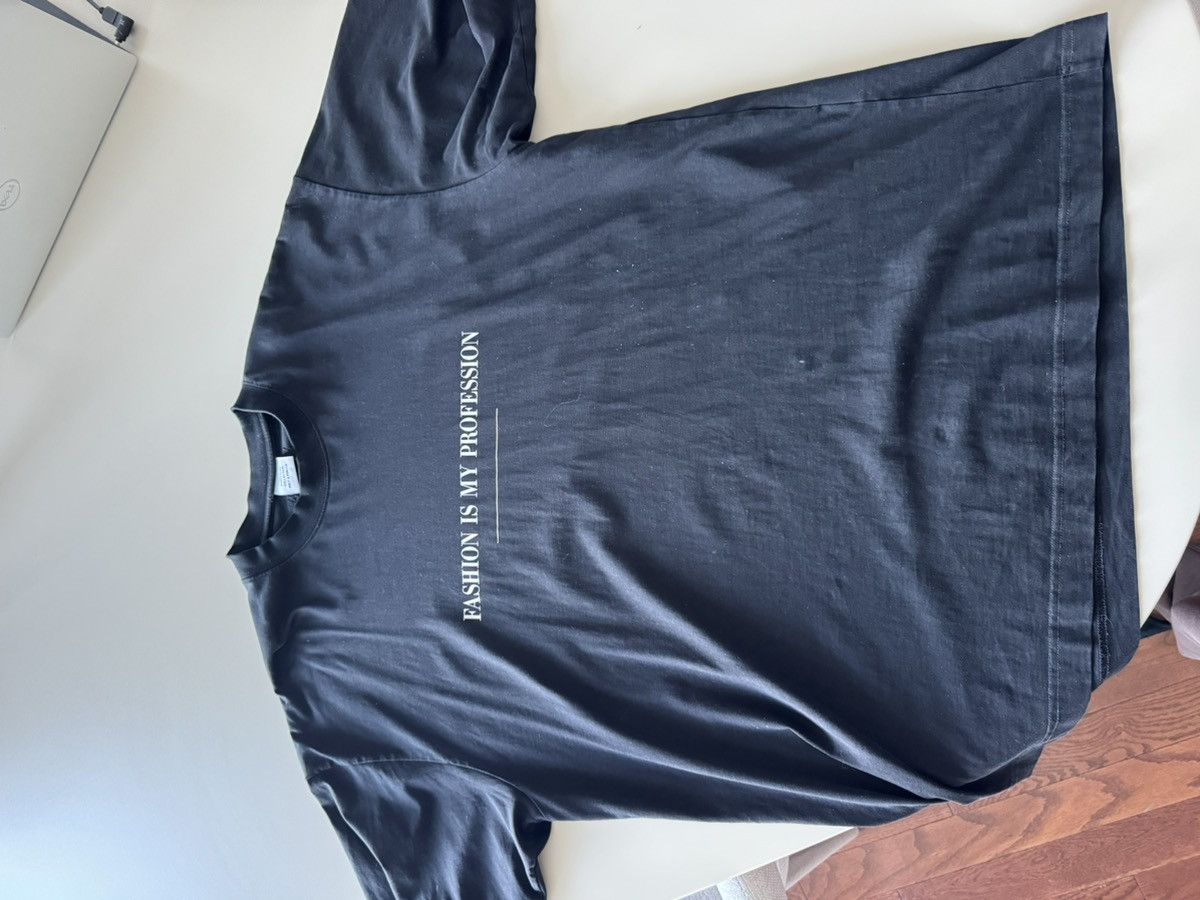 image of Vetements T Shirt in Black, Men's (Size XL)