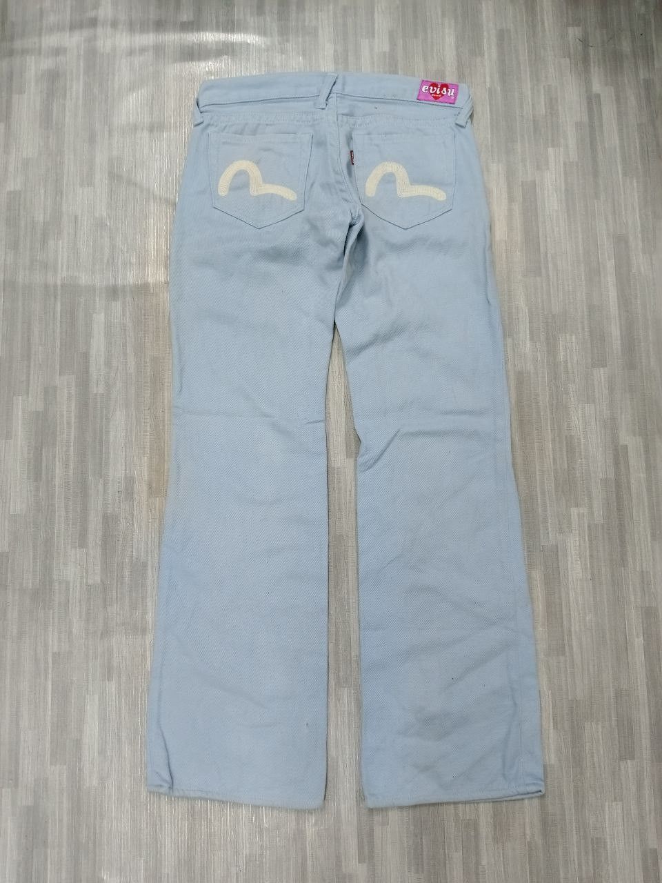 Evisu FLARE EVISU DONNA🇯🇵DENIM PANTS Size 28" / US 6 / IT 42 - 3 Thumbnail