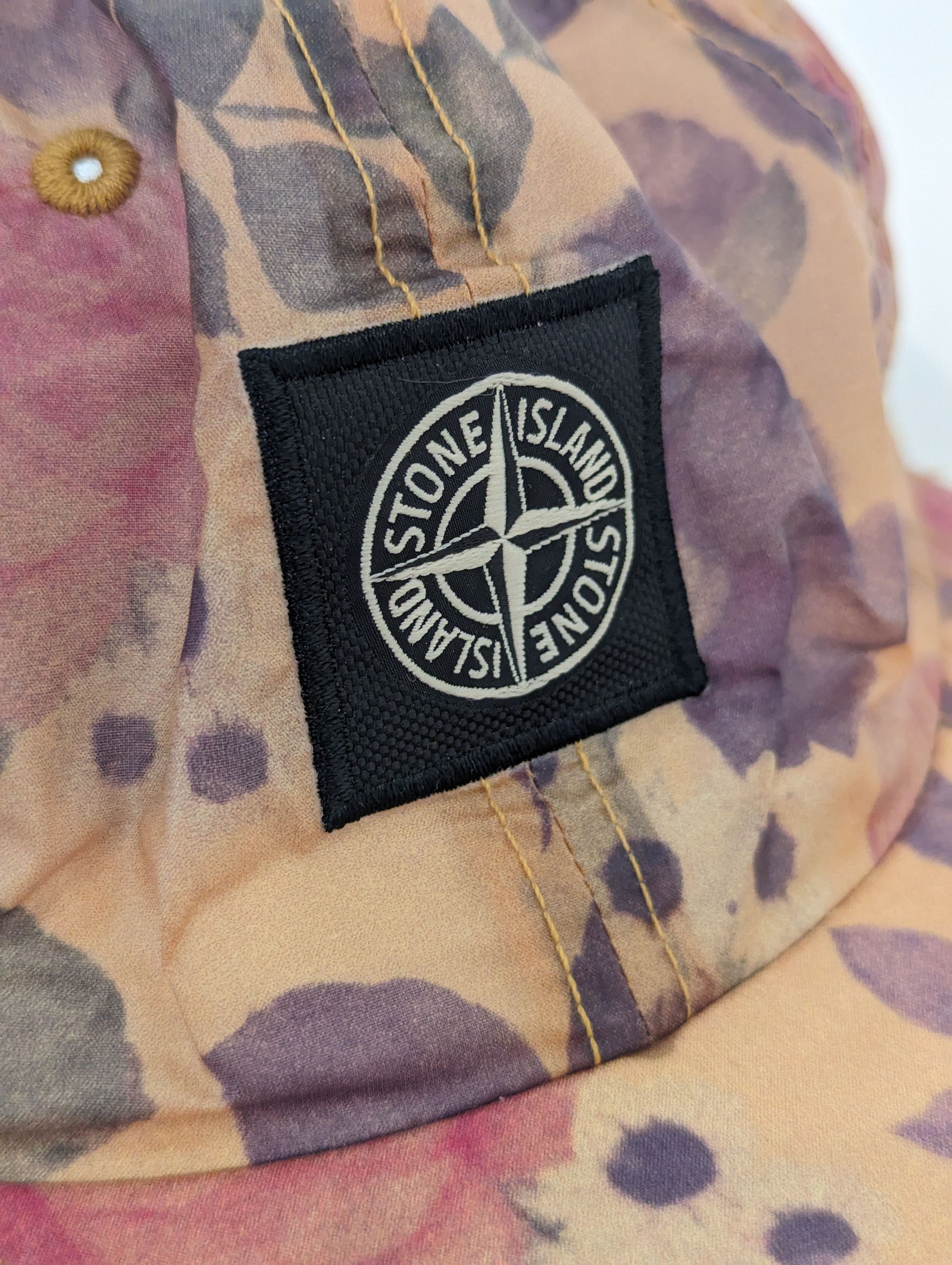 Stone Island × Supreme Supreme x Stone Island 6-Panel Hat - Floral Copper Size ONE SIZE - 6 Thumbnail