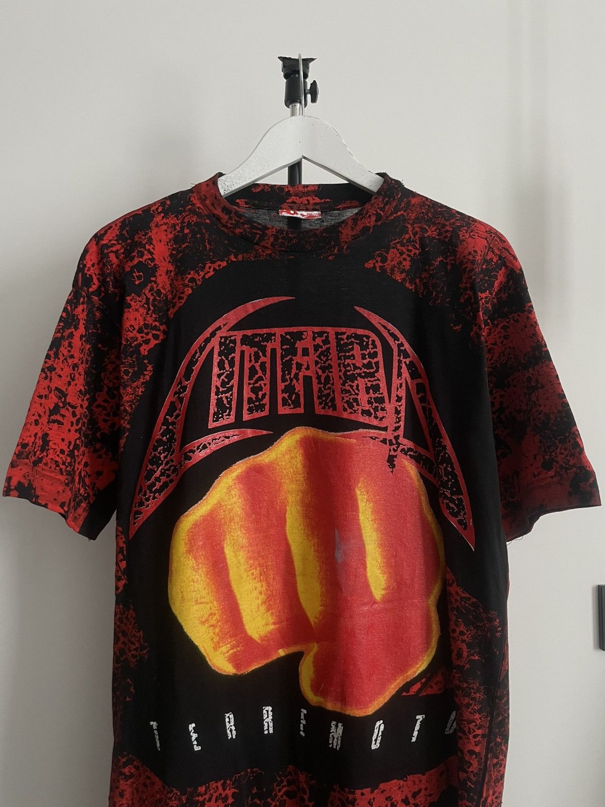 Band Tees 💥RARE💥 1993 Litfiba Terremoto Band Tees Full Printed T-Shirt Size US L / EU 52-54 / 3 - 3 Thumbnail