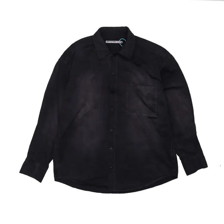 Alexander Wang Oversized Long Sleeve Shirt 0079