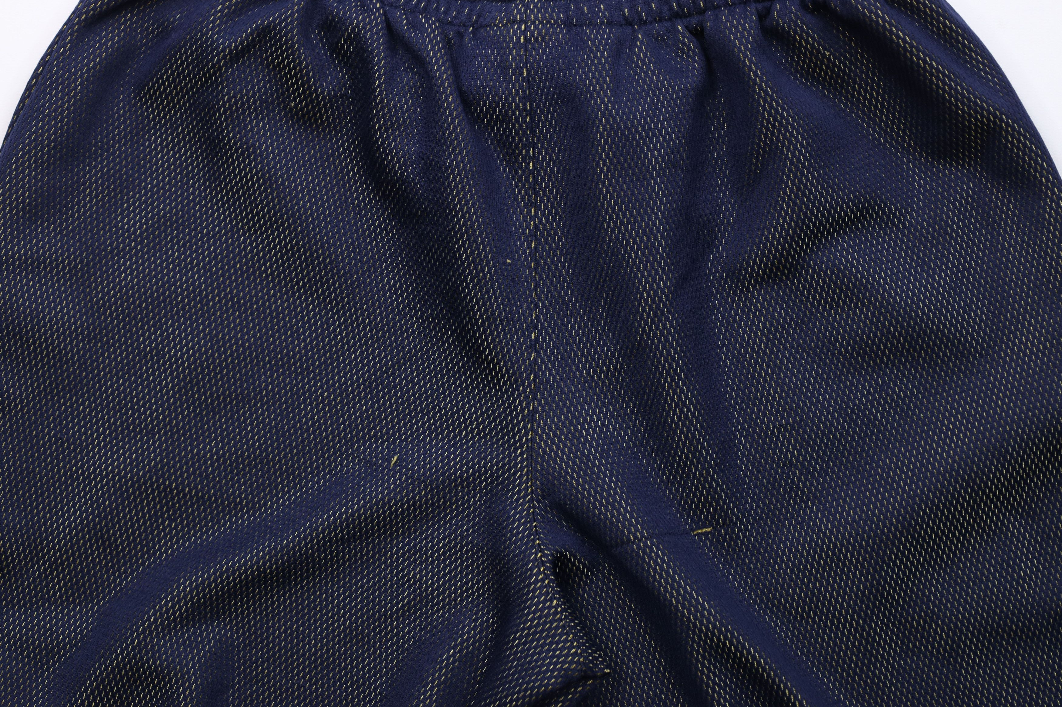 Tommy Hilfiger Vintage 90s Tommy Hilfiger Knit Mesh Above Knee Shorts Blue Size US 34 / EU 50 - 11 Thumbnail
