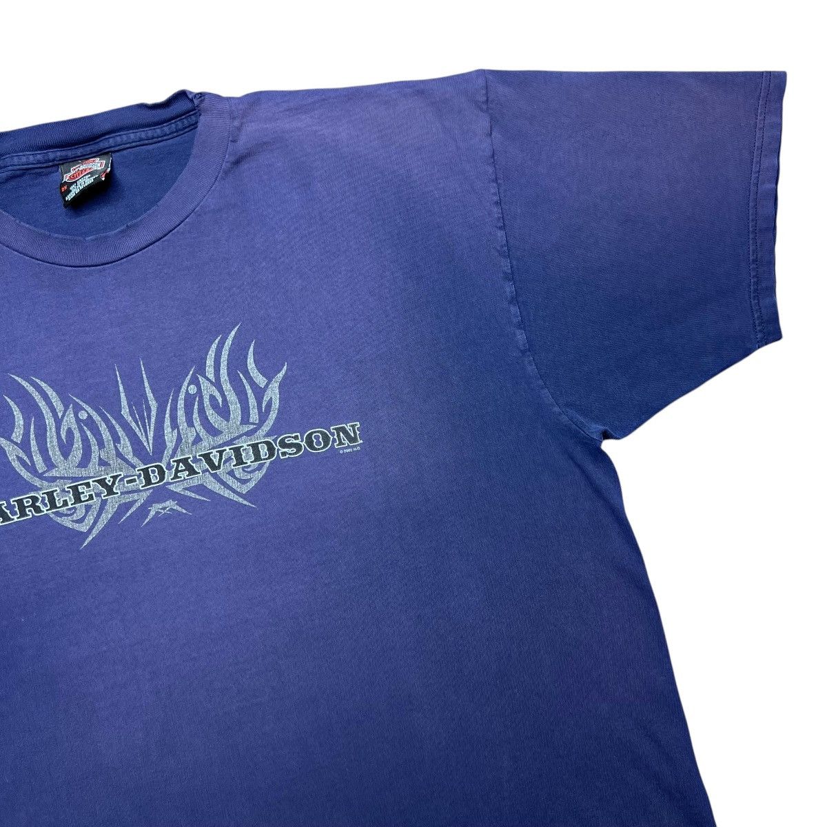 Harley Davidson × Vintage 2002 Harley Davidson Tribal Print Rocky Mountain Denver Tee Size US XXL / EU 58 / 5 - 6 Thumbnail
