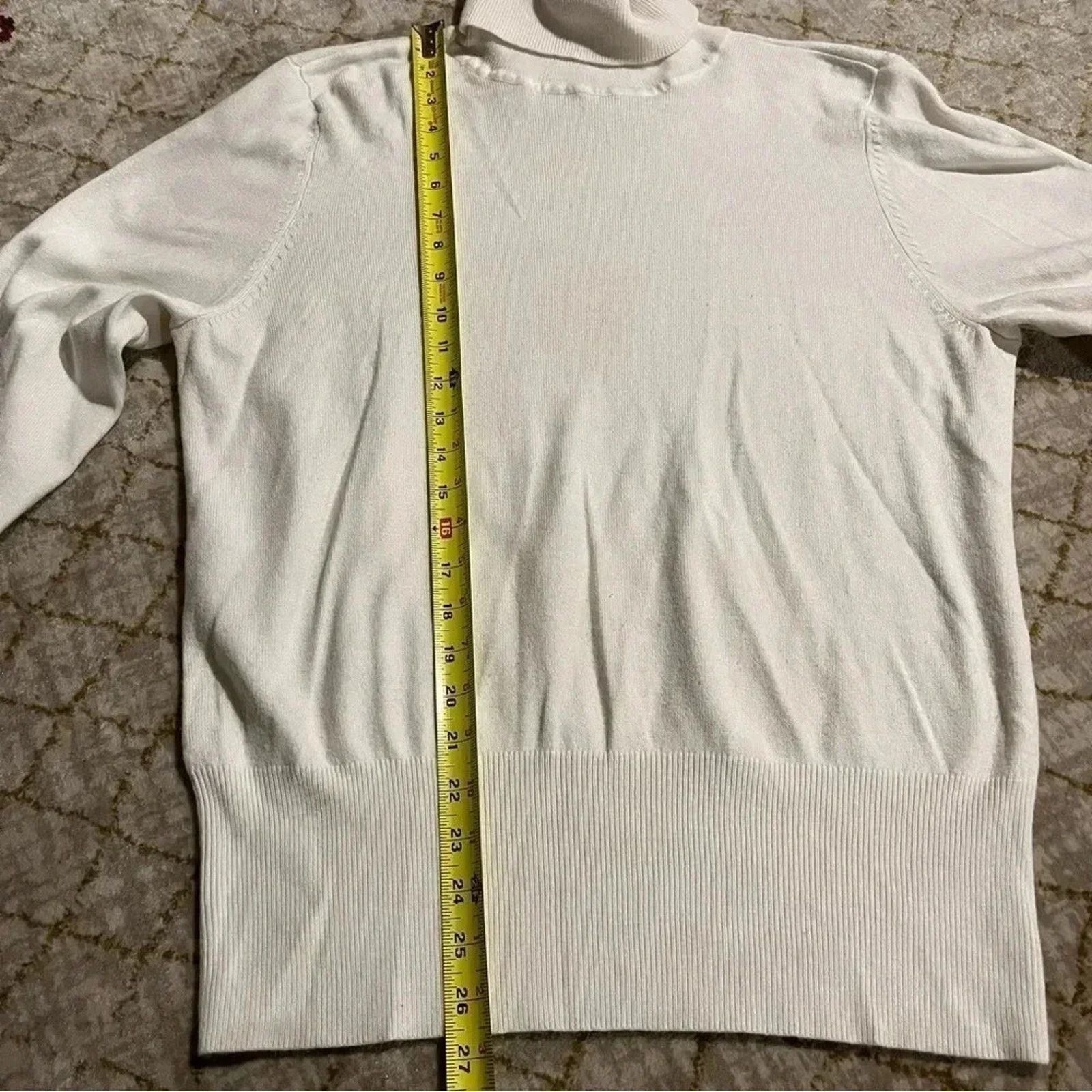 JM Collection JM Collection Acrylic Blend Turtleneck Sweater Sz L Size L / US 10 / IT 46 - 8 Thumbnail