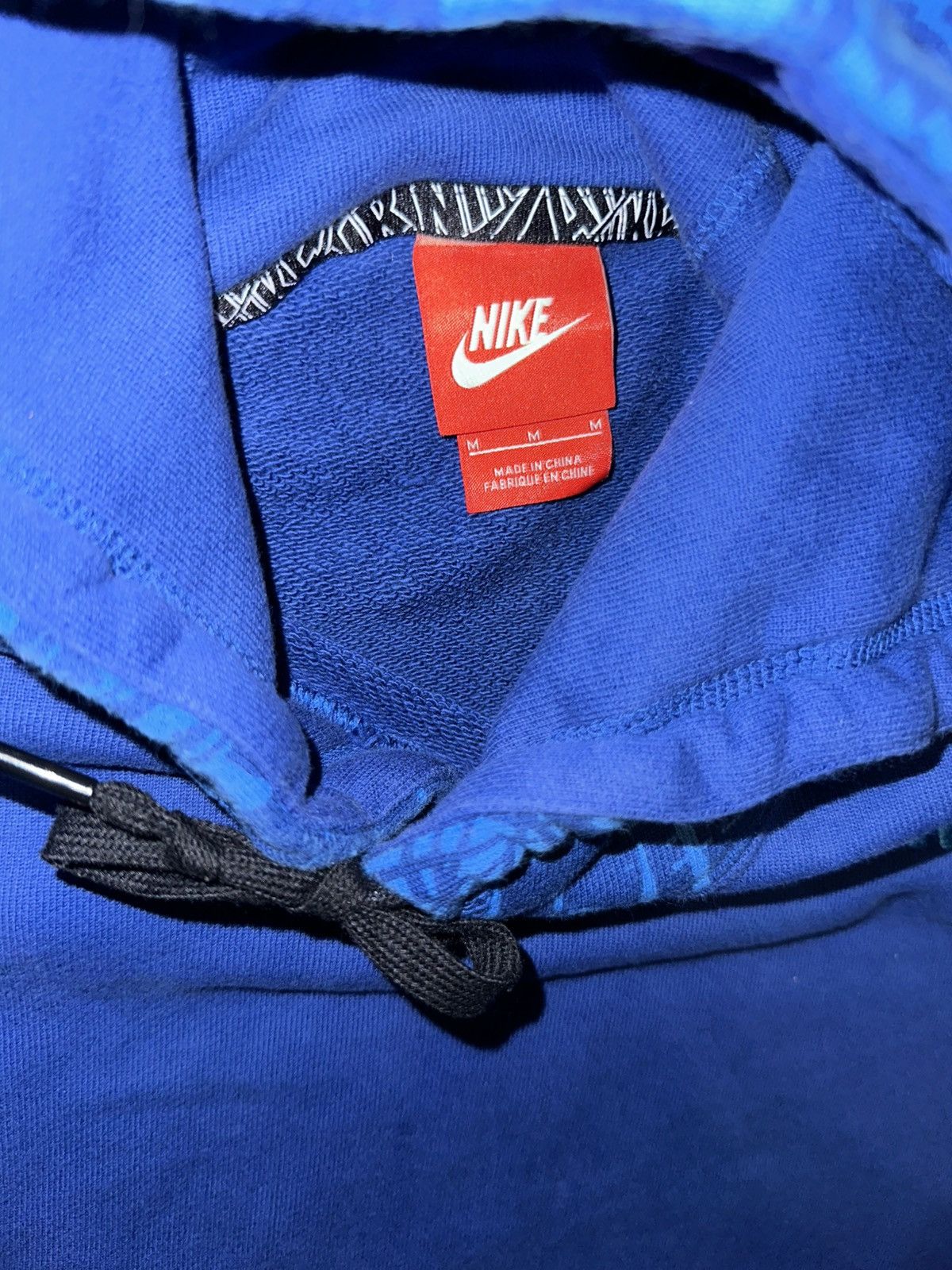 Nike Nike Air short sleeve pullover patterned hoodie Royal Blue Size US M / EU 48-50 / 2 - 4 Thumbnail