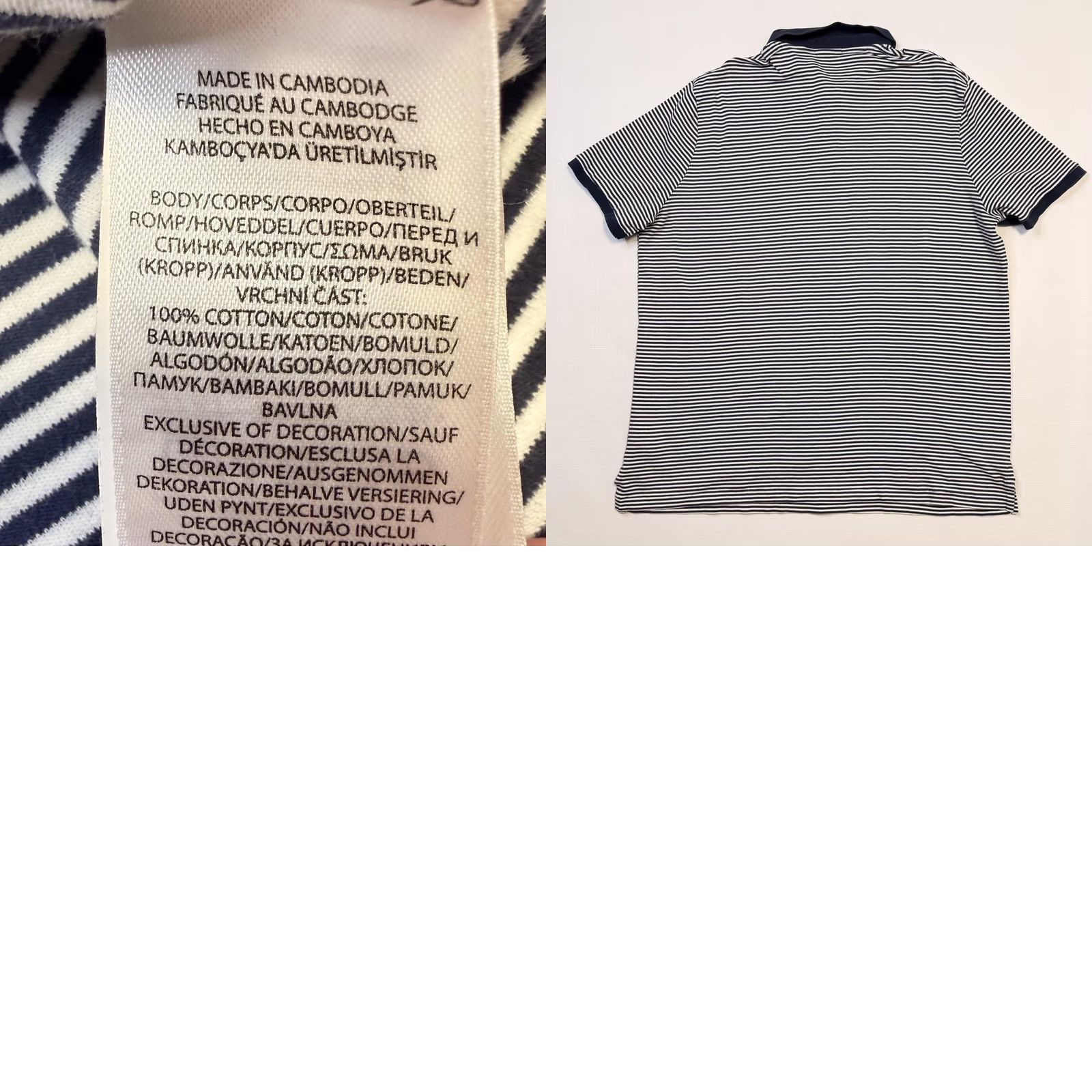 Polo Ralph Lauren Polo Ralph Lauren Polo Shirt Mens 2XL Blue Striped Classic Fit 100% Cotton 2XL Mens Polo Shirt Blue Striped Classic Fit Cotton Polo Ralph Lauren Size US XXL / EU 58 / 5 - 8 Thumbnail