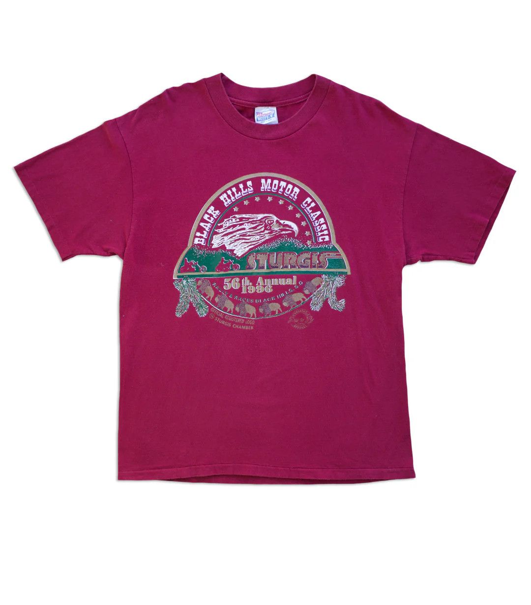Vintage 1996 Vintage Sturgis Motorcycle Rally T-Shirt Size US L / EU 52-54 / 3 - 1 Thumbnail