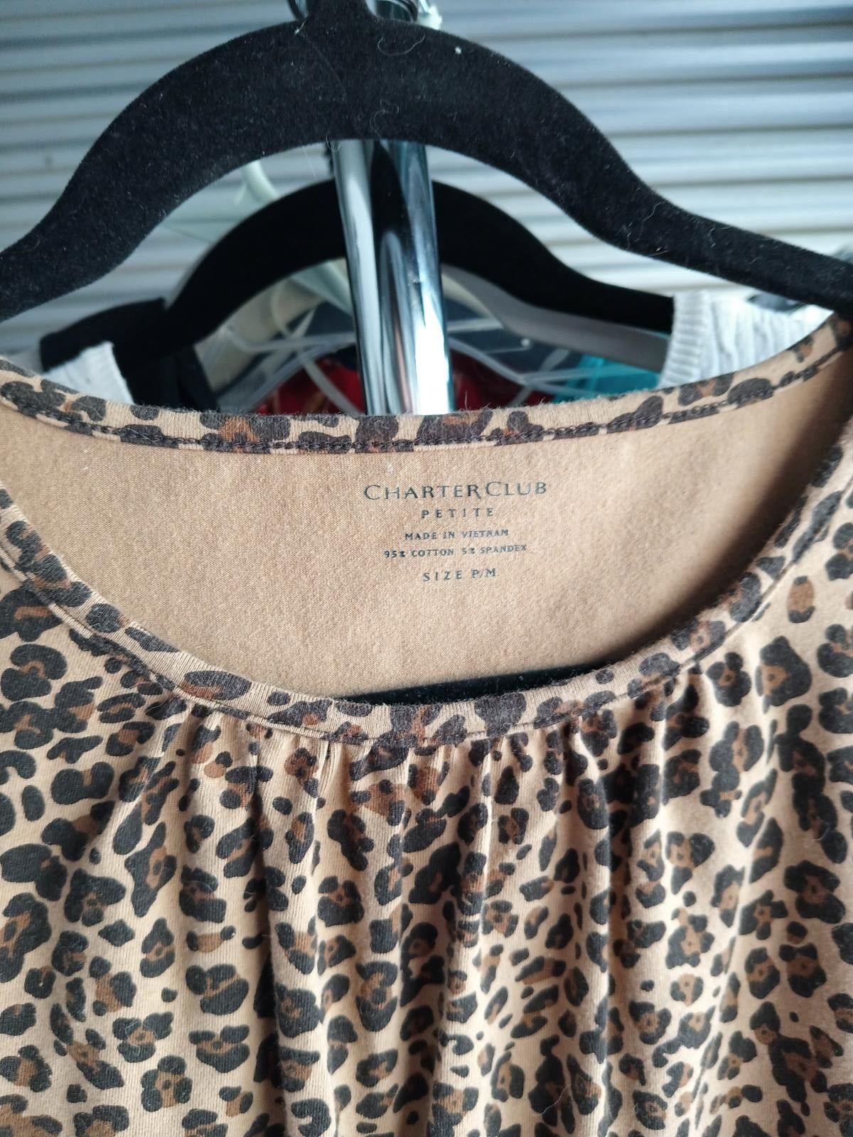 Charter Club Charter Club Petite Leopard Print Top Size M / US 6-8 / IT 42-44 - 3 Thumbnail