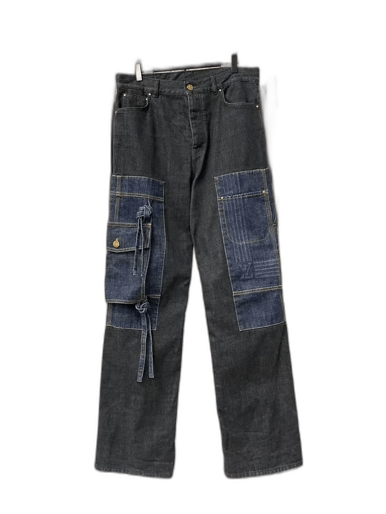 Louis Vuitton Louis Vuitton Butterfly Knot Denim Pants Size US 29 - 1 Thumbnail