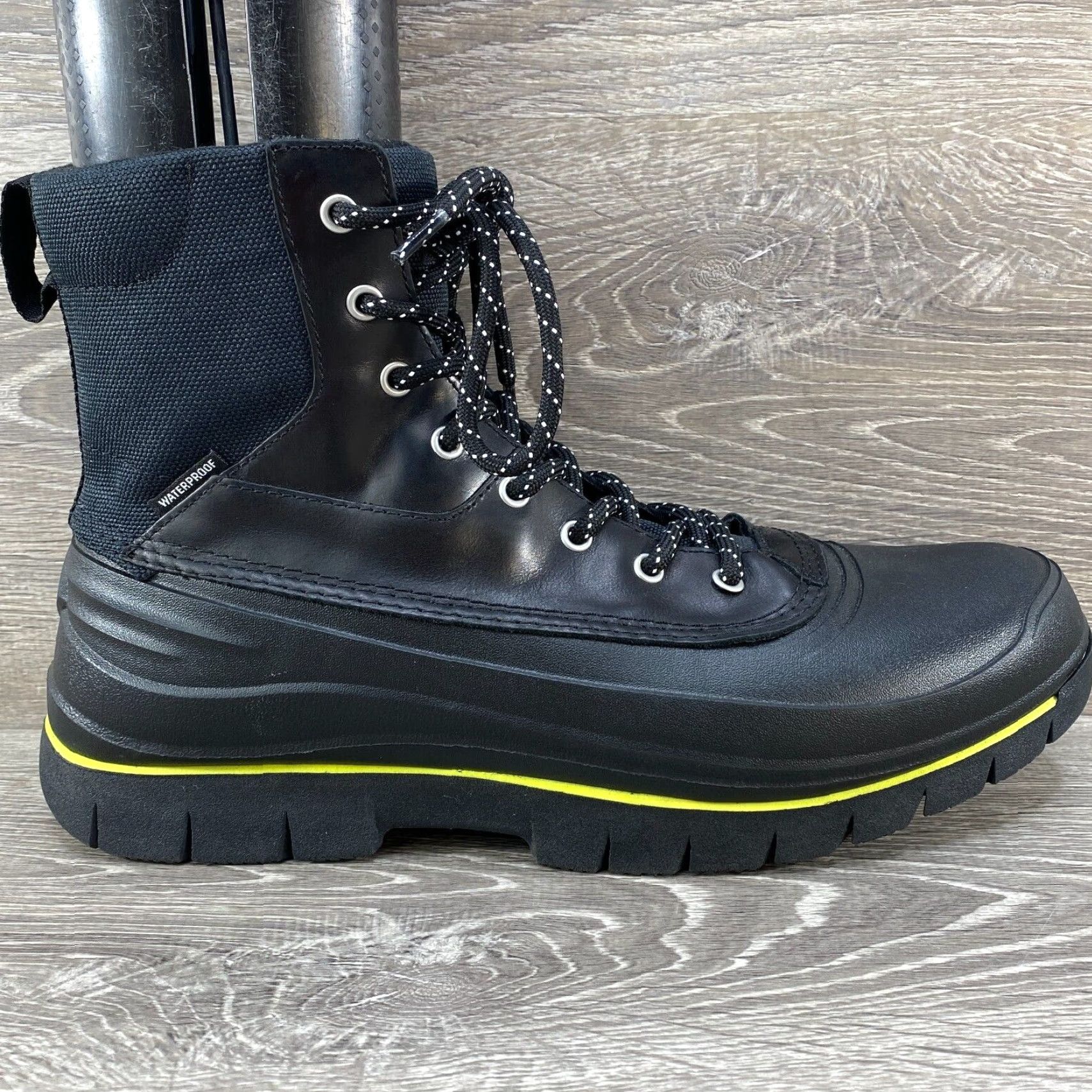 Sperry Sperry Boots Mens 10.5 Cannon Insulated Waterproof Lace Up Black Leather Rubber Winter Thinsulate 200g Top Sider Boot Mens (US 10.5) Size US 9 / EU 42 - 2 Thumbnail