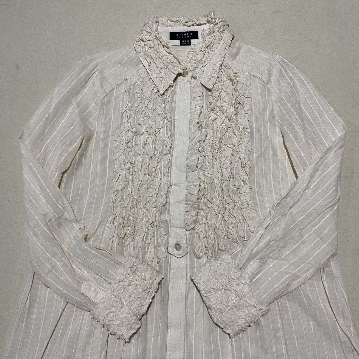 Yohji Yamamoto Vintage Atsuro Tayama by Yohji Yamamoto Blouses Button Ups Size M / US 6-8 / IT 42-44 - 2 Thumbnail