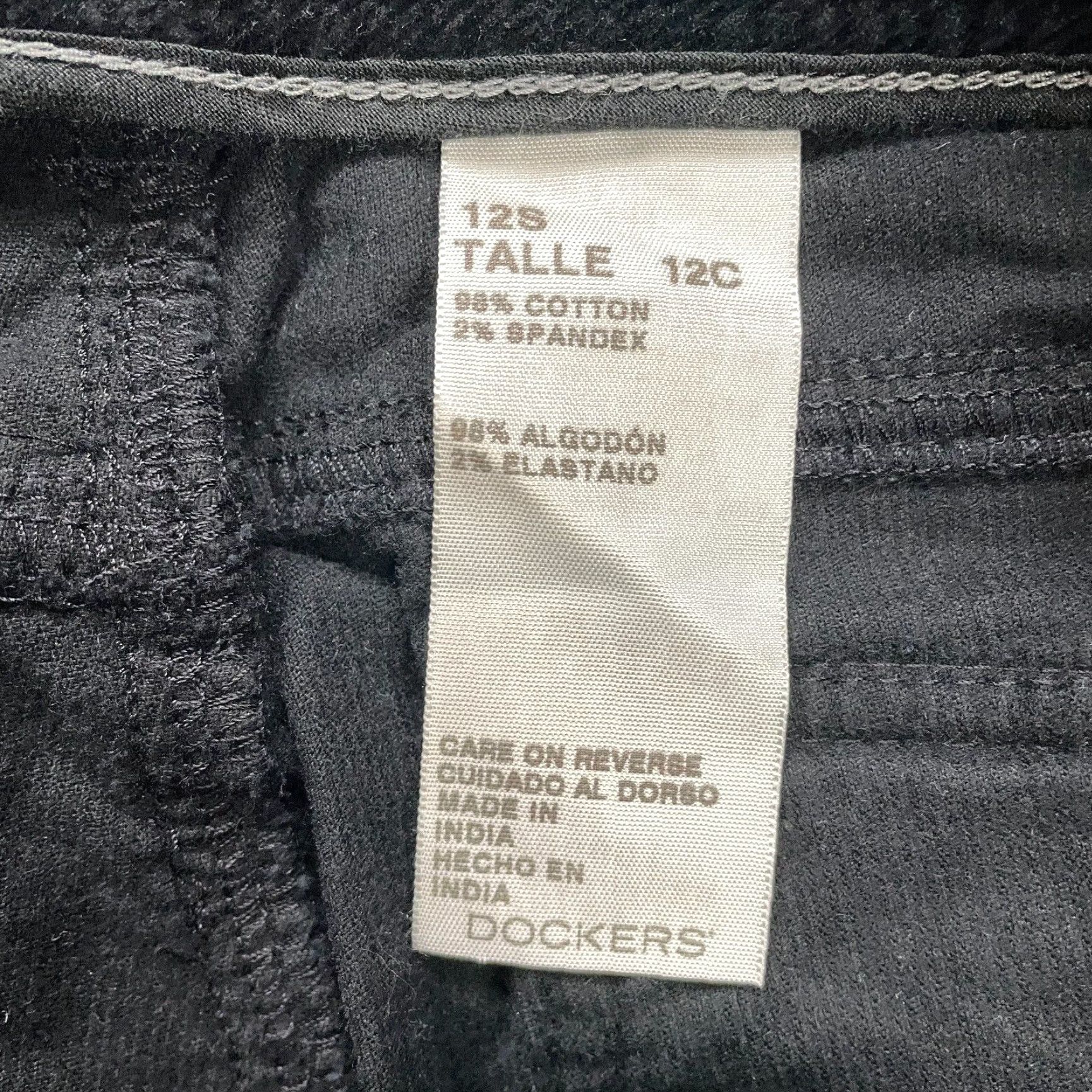 Dockers Dockers Pants Women 12 Tall Black Bootcut Mid Rise Corduroy Cotton 36x30 Womens Size 34" / US 12 / IT 48 - 6 Thumbnail