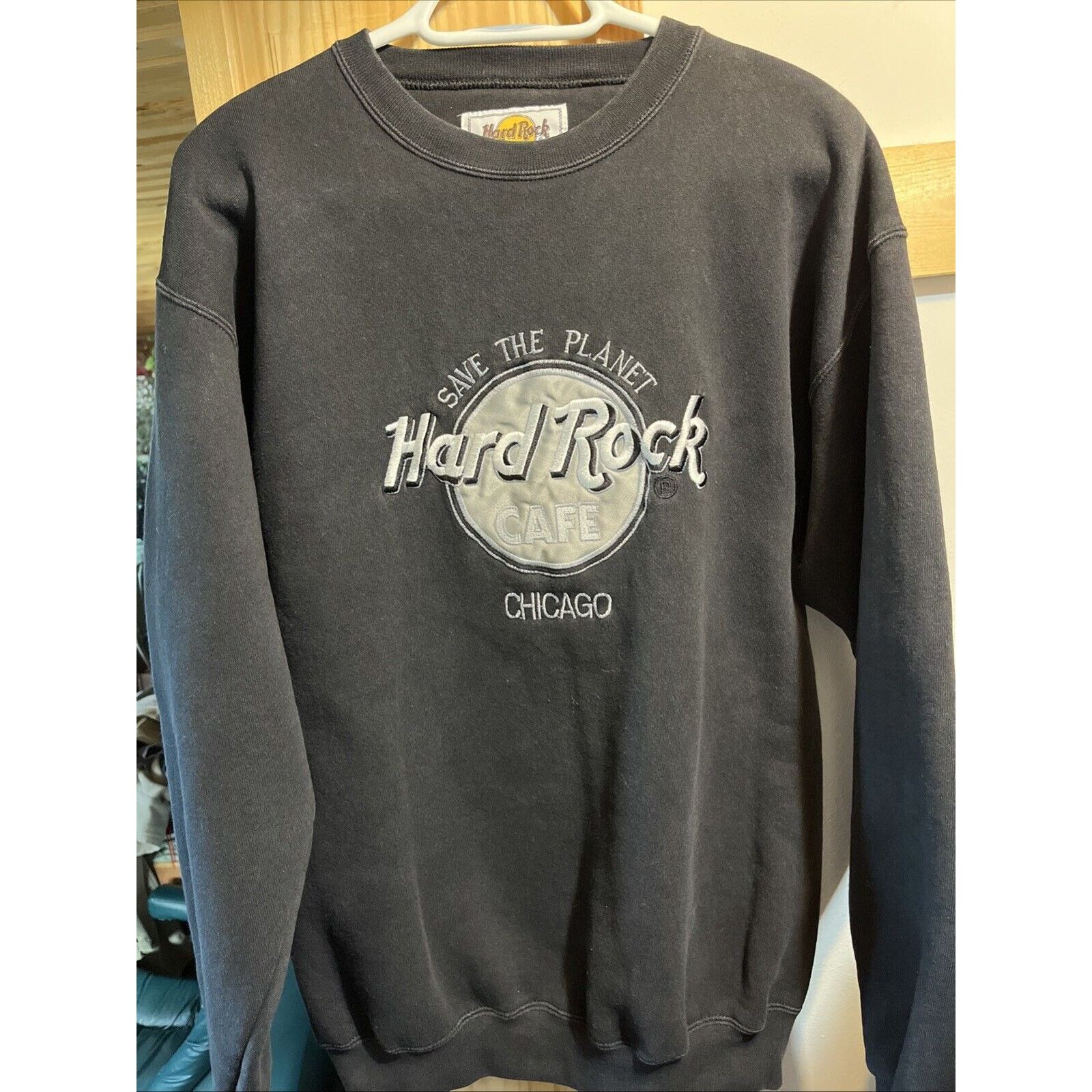 Hard Rock Cafe Hard Rock Cafe Chicago VTG Sweatshirt Crewneck Men M Black Size US M / EU 48-50 / 2 - 2 Thumbnail