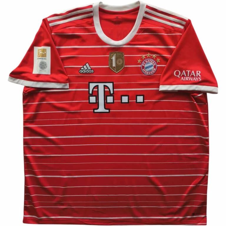 Adidas Bayern Munich 2022-23 home Lewandowski football jersey 3XL Size US XXL / EU 58 / 5 - 2 Thumbnail