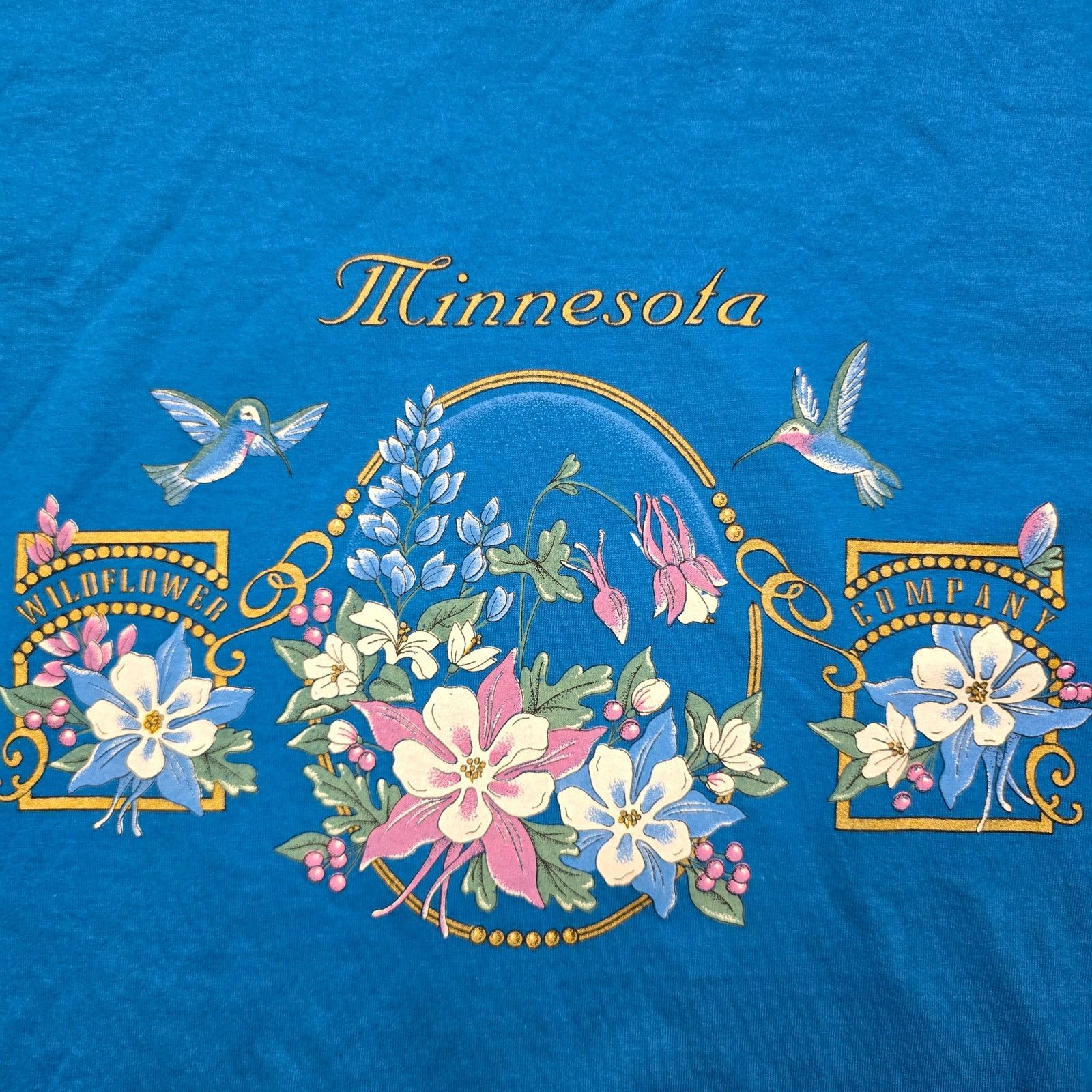 Jerzees × Vintage Vintage Shirt Minnesota Washington L Flower Nature Tee Size US L / EU 52-54 / 3 - 2 Thumbnail