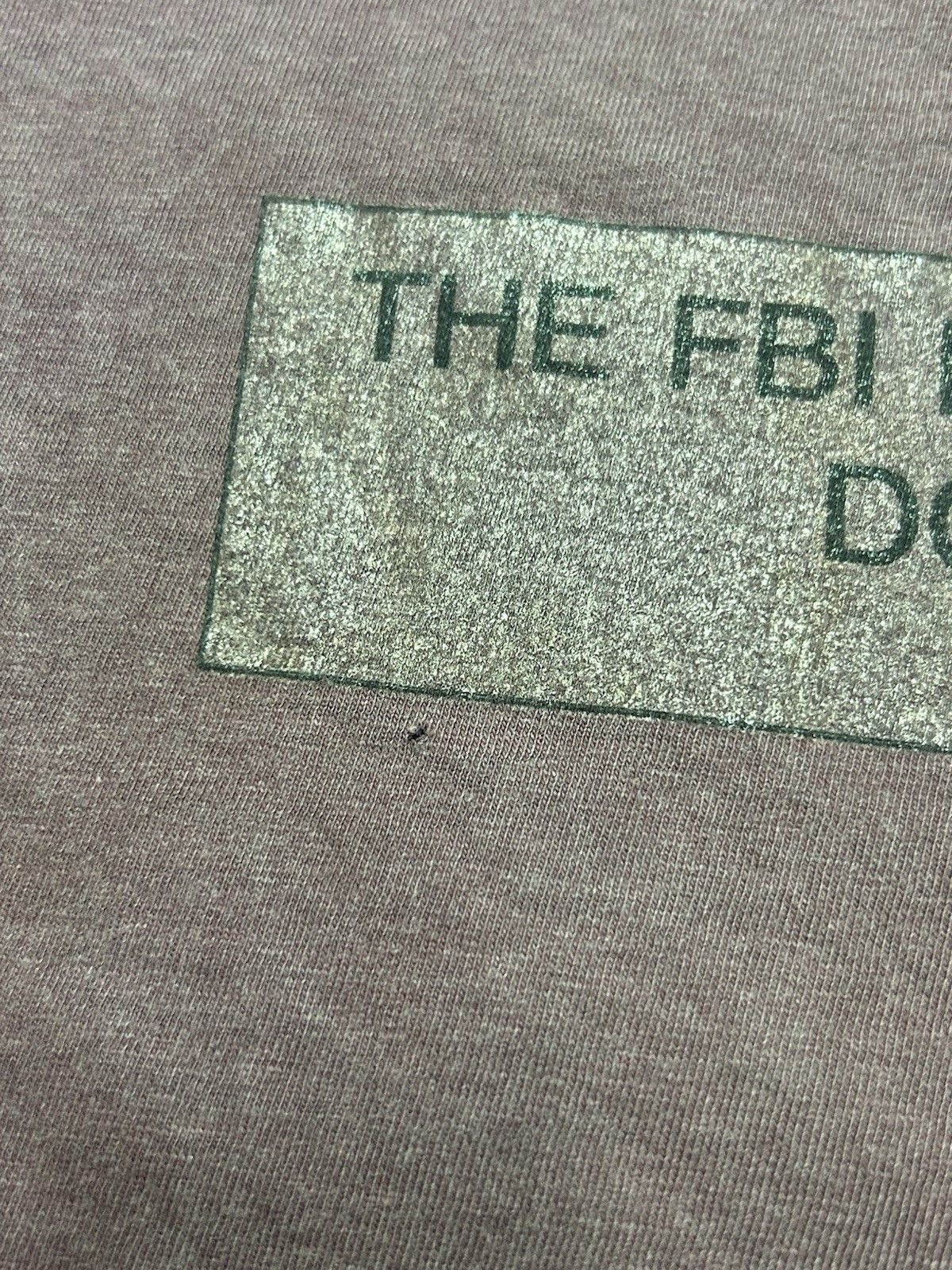 Vintage VTG t shirt FBI digs Milford Michigan Jimmy Hoffa cotton XL Size US XL / EU 56 / 4 - 4 Thumbnail