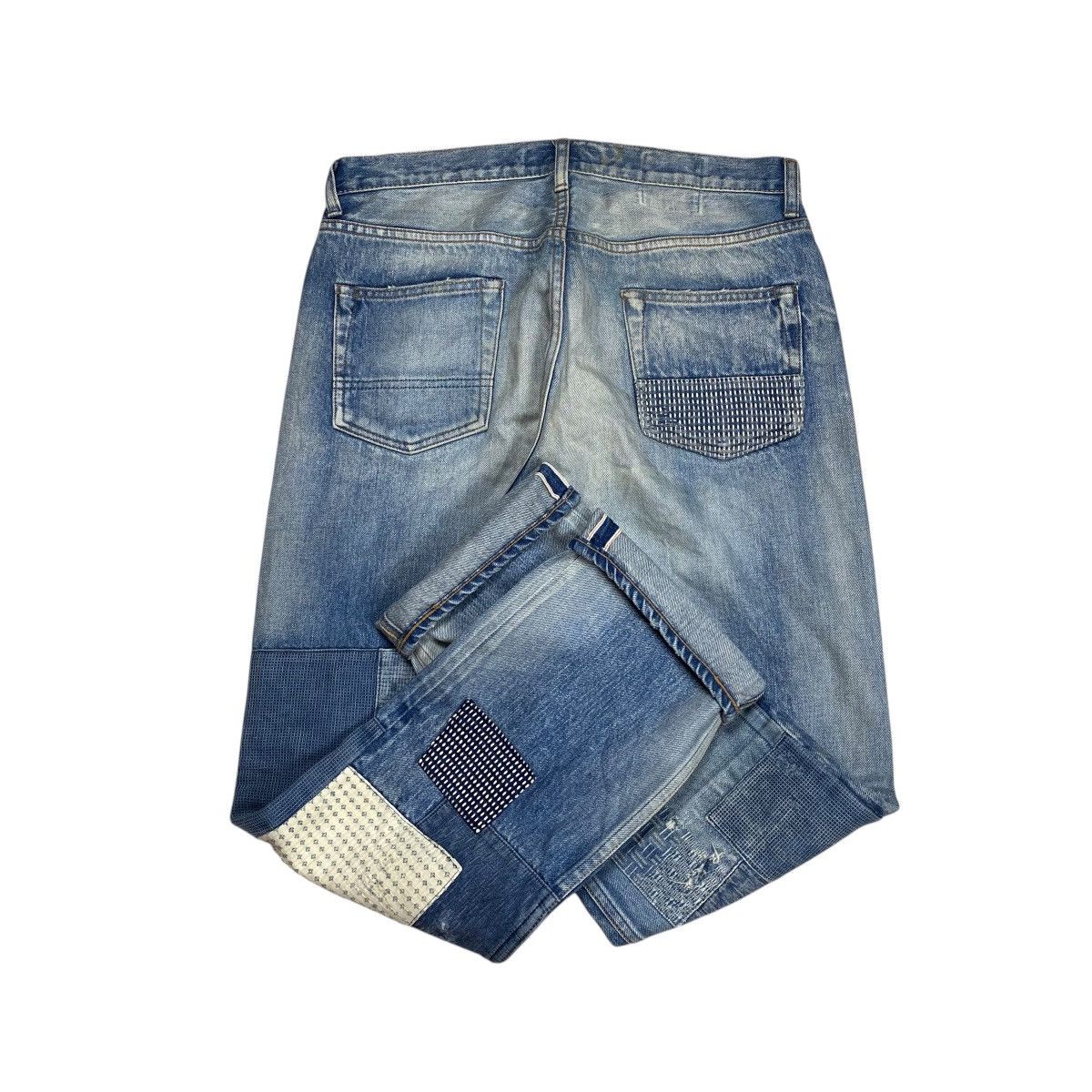 FDMTL FDMTL Patchwork Denim Selvedge Pants Size US 32 / EU 48 - 10 Thumbnail