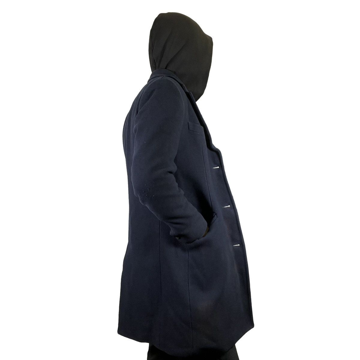 Our Legacy Our Legacy AW14 Navy Melton Coat Size US S / EU 44-46 / 1 - 1 Thumbnail