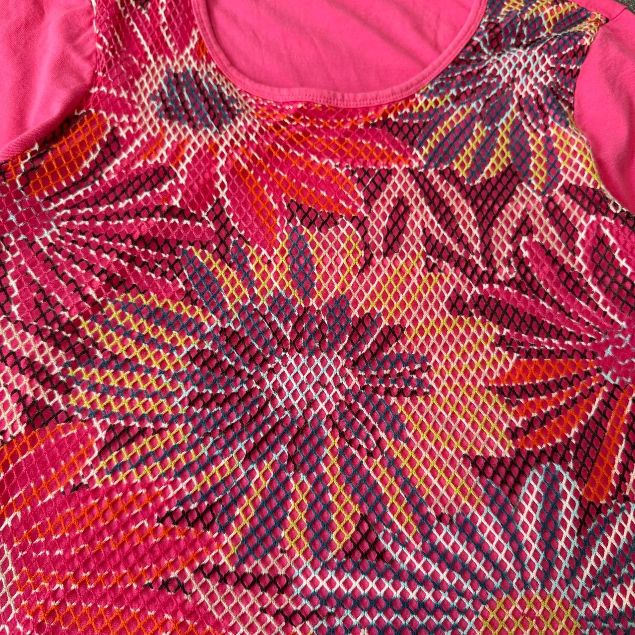 Hysteric Glamour × Japanese Brand × Vintage Y2K Super Glam Vintage Mesh Floral T-Shirt Size L / US 10 / IT 46 - 6 Thumbnail