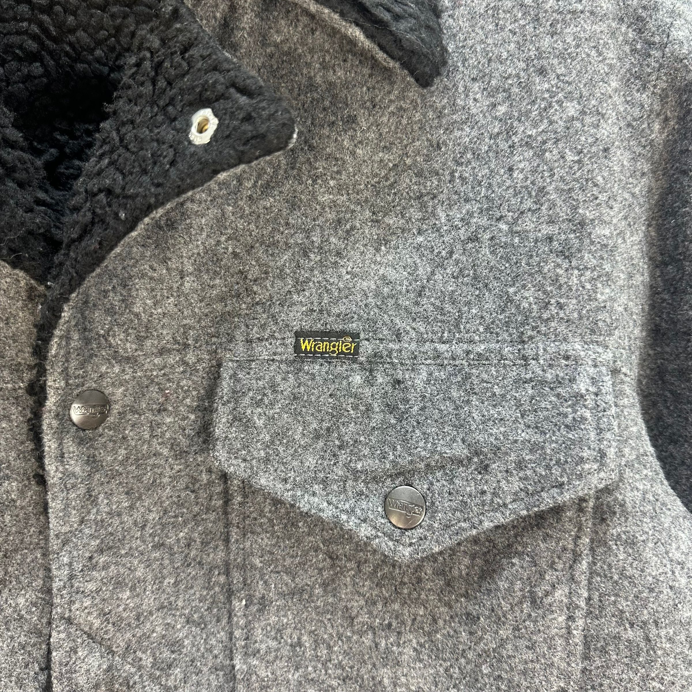 Wrangler WRANGLER WRANGE COAT WOOL SHERPA JACKET #7962-192 Size US L / EU 52-54 / 3 - 3 Thumbnail