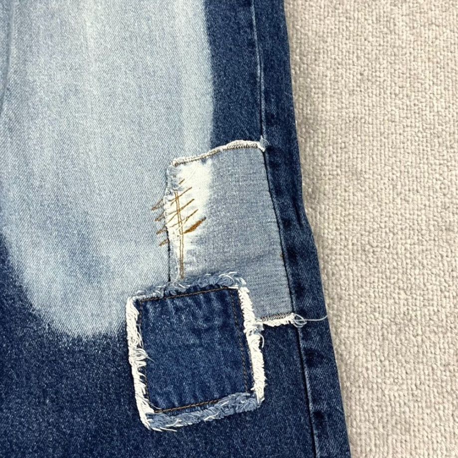 Ecko Unltd. ECKO UNLTD Jeans Men 36 x 34 Blue Denim Wide-Leg Baggy 11" Patchwork Skater Y2K Vintage? No Size US 36 / EU 52 - 7 Thumbnail