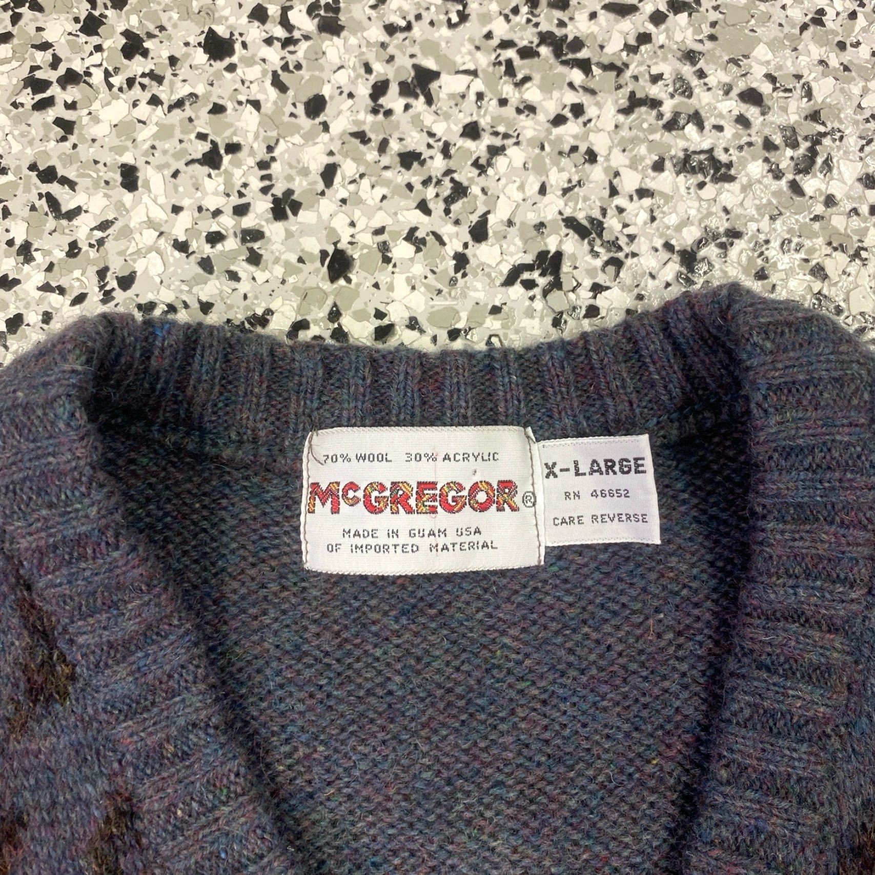 McGregor Vintage McGregor Vest Wool Blend V Neck Donegal Knit Sweater Grandpa XL Made In USA Size US XL / EU 56 / 4 - 3 Thumbnail