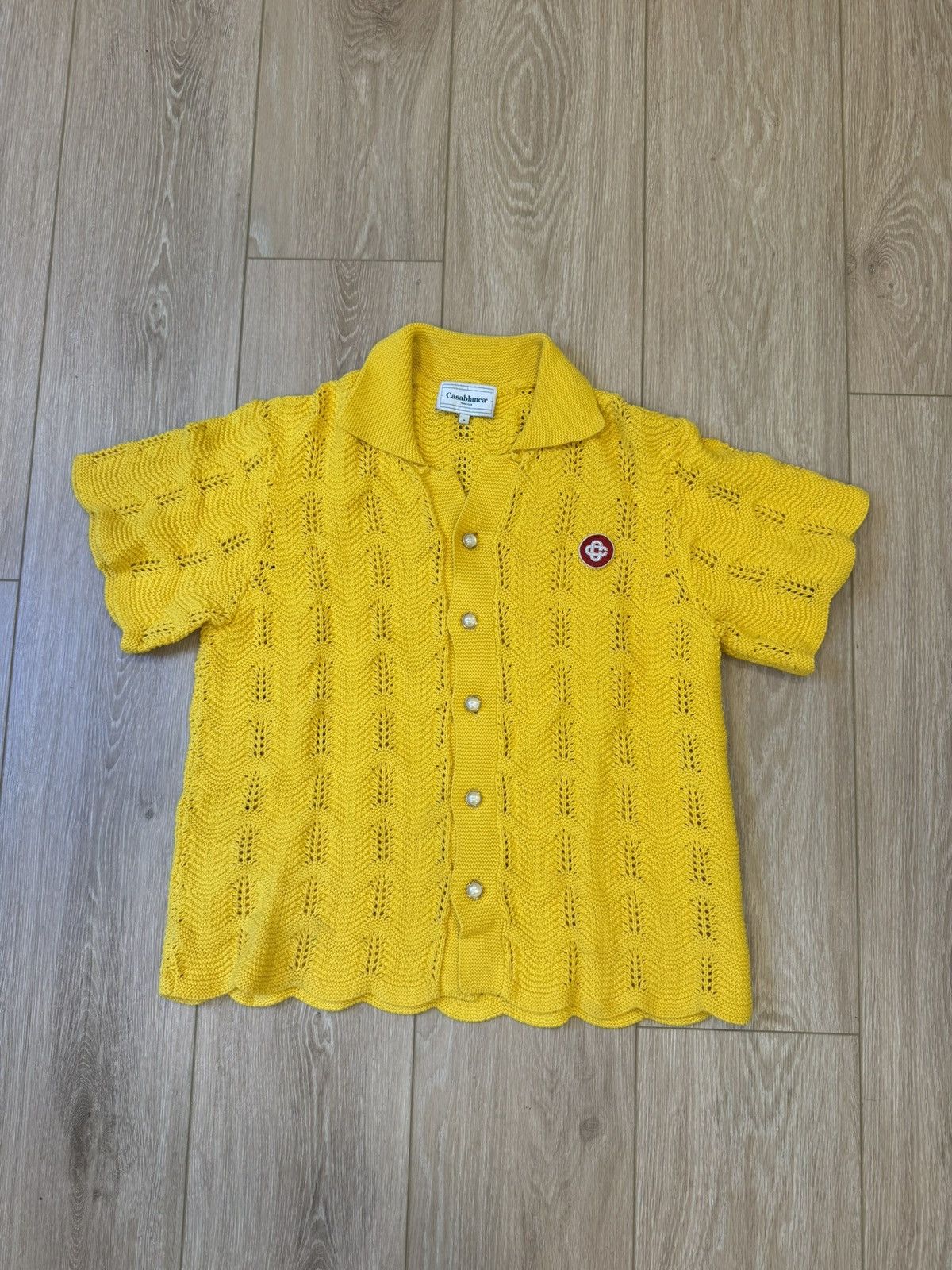 Crochet Polo Shirt