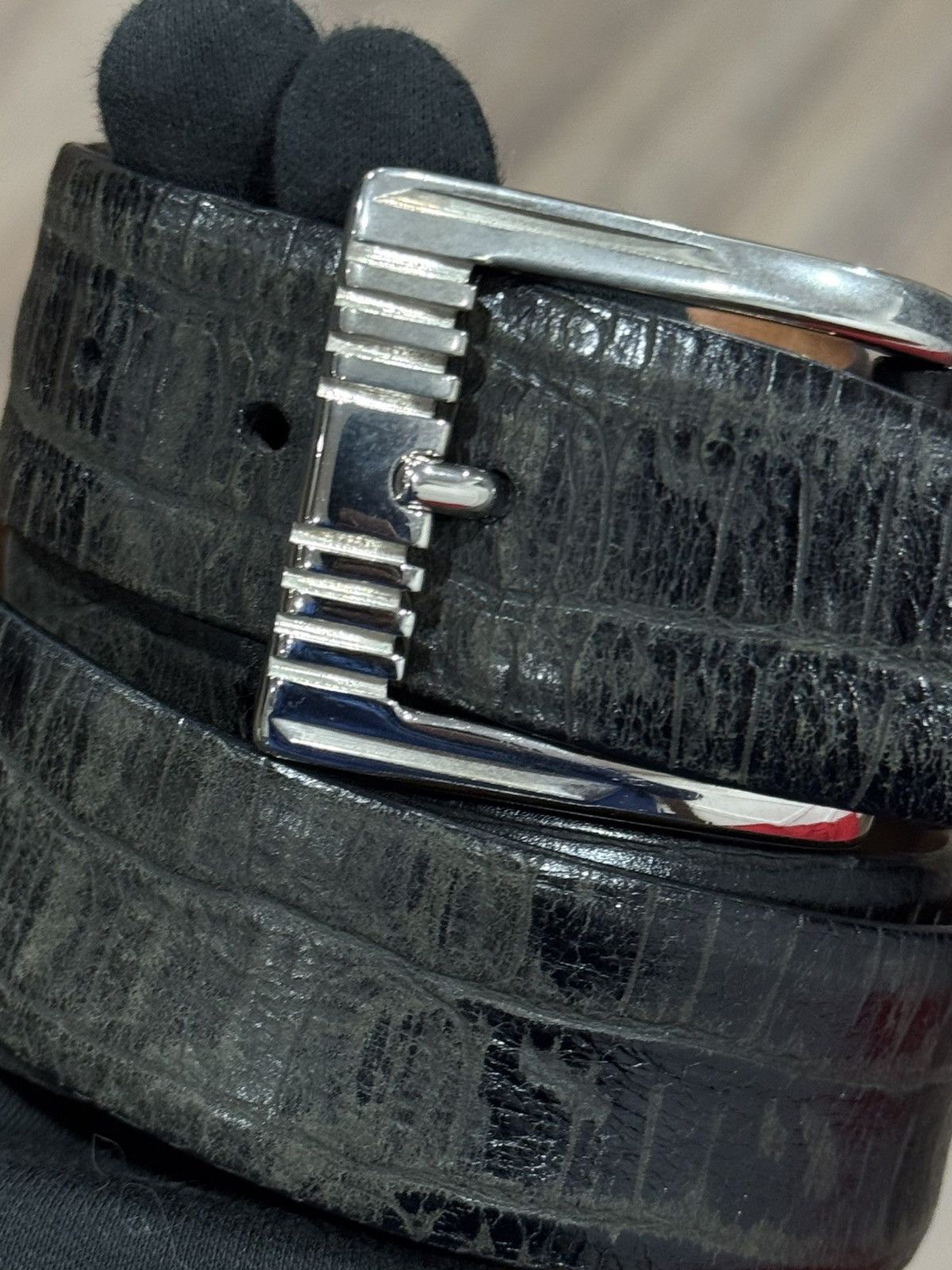 Other Paolo Da Ponte Genuine Leather Belt Size 36 - 3 Thumbnail
