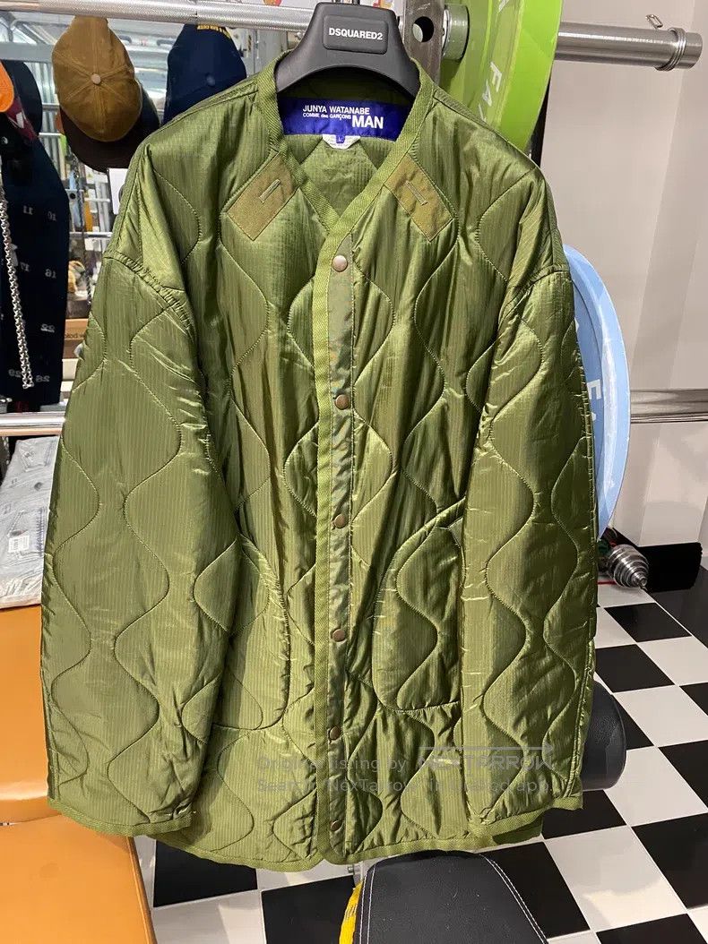 Junya Watanabe Junya Watanabe Military Green Ripstop Padded Jacket Size US L / EU 52-54 / 3 - 1 Thumbnail
