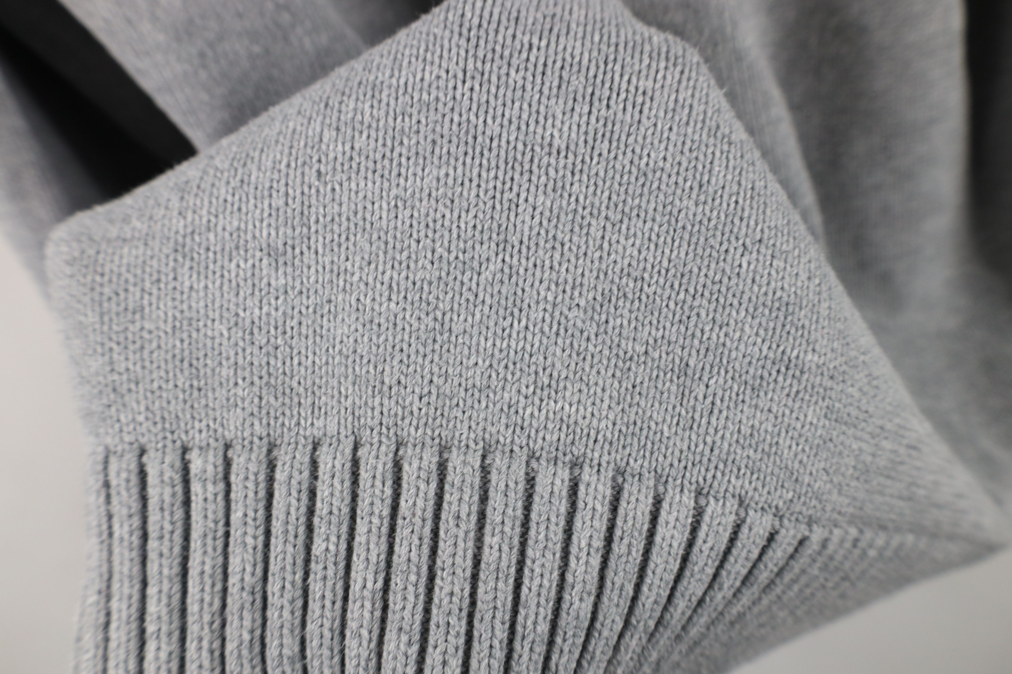 L.L. Bean Vintage 90s LL Bean Blank Cotton Knit Crewneck Sweater Gray Size US XL / EU 56 / 4 - 8 Thumbnail