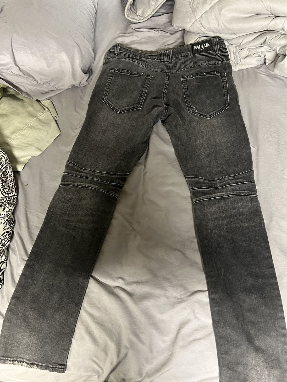 Balmain balmain biker jeans Size US 36 / EU 52 - 2 Thumbnail