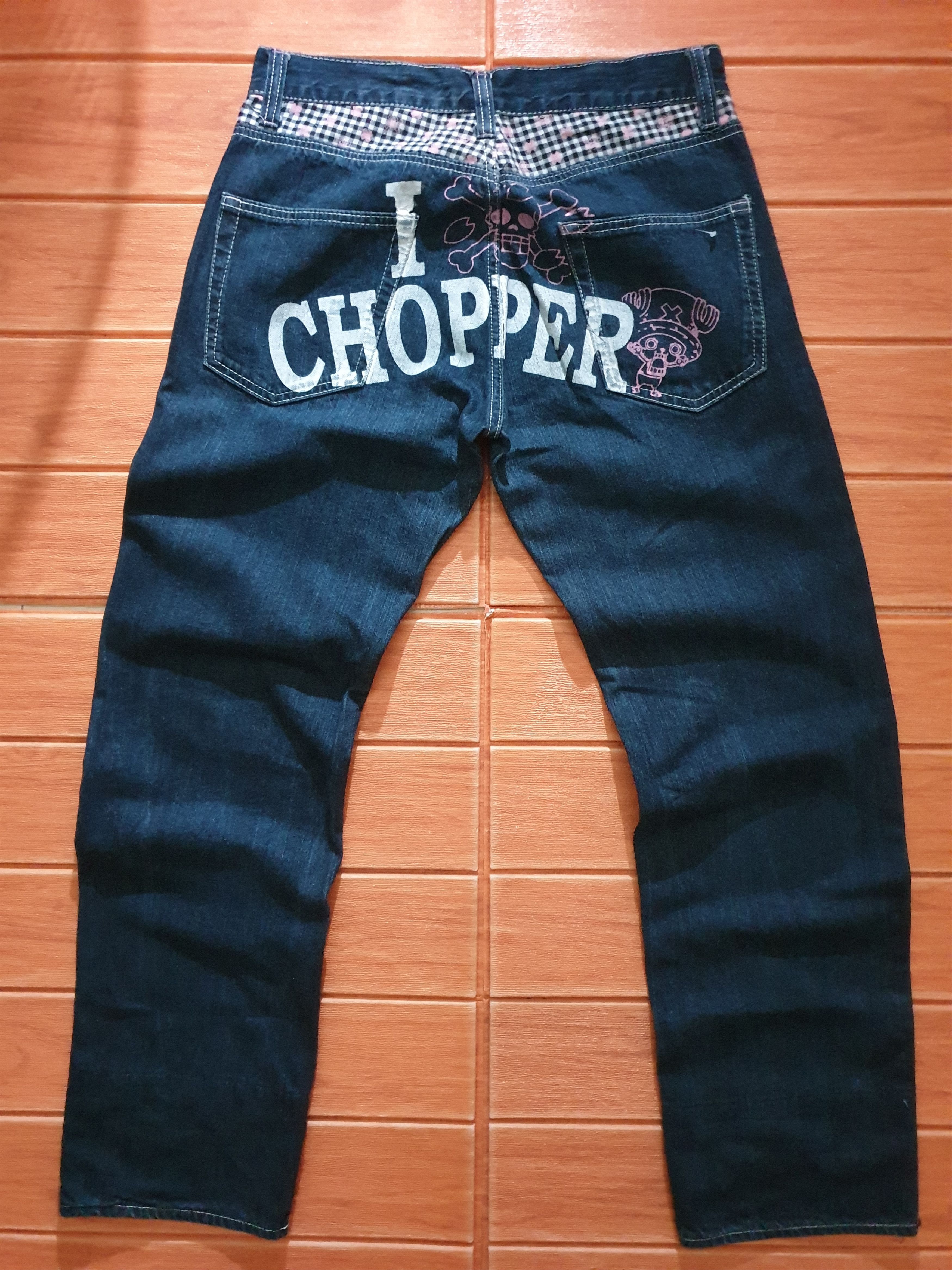 Japanese Brand One piece Japanese anime denim pant Size US 32 / EU 48 - 1 Thumbnail