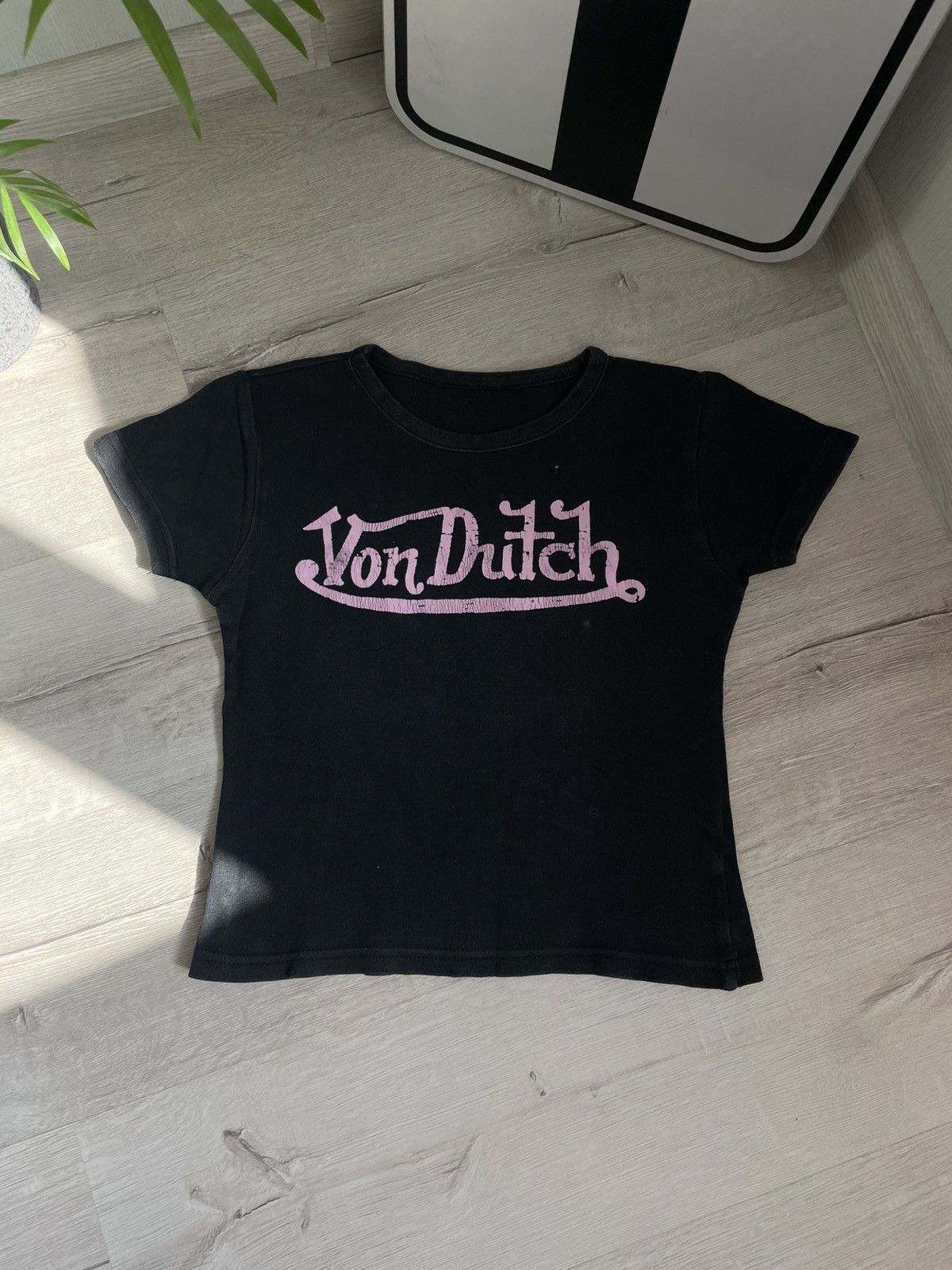Japanese Brand Vintage Y2k Faded Von Dutch Big Logo Tank Top 00s Tee Size M / US 6-8 / IT 42-44 - 4 Thumbnail