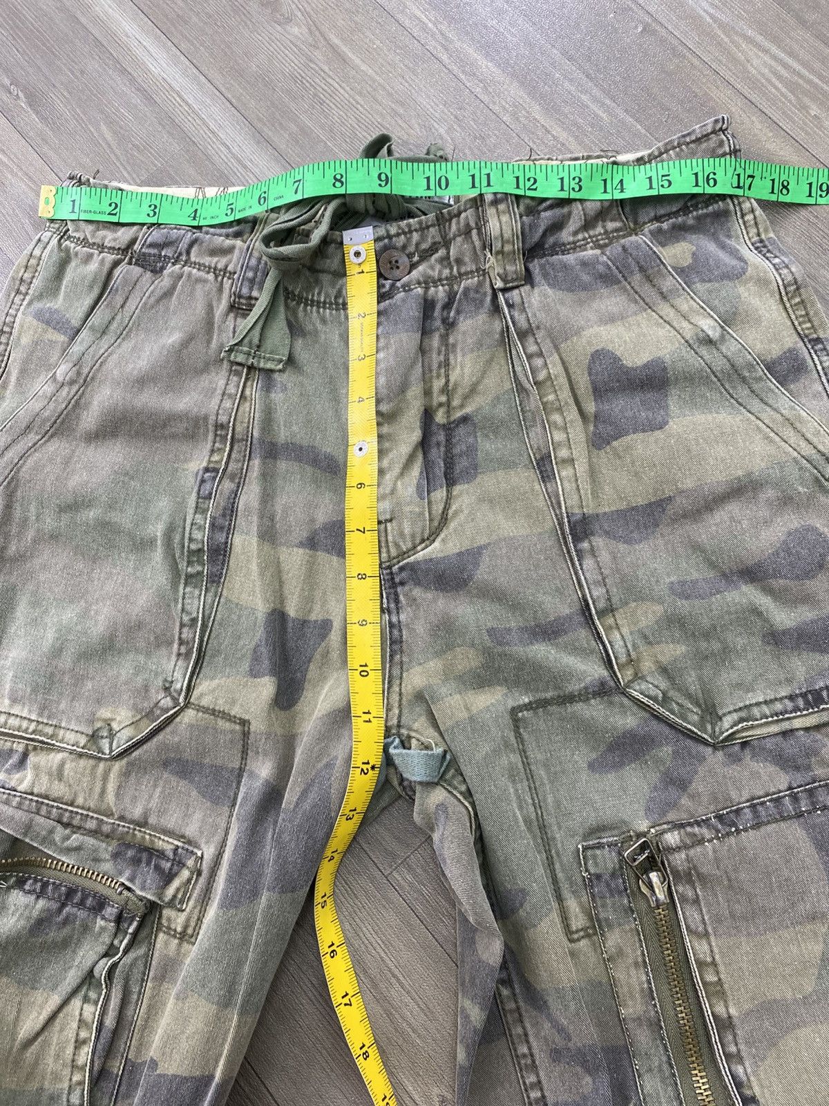 Abercrombie & Fitch Vintage Abercrombie & Fitch Bondage Camo Military Cargo Y2K Size US 34 / EU 50 - 17 Thumbnail