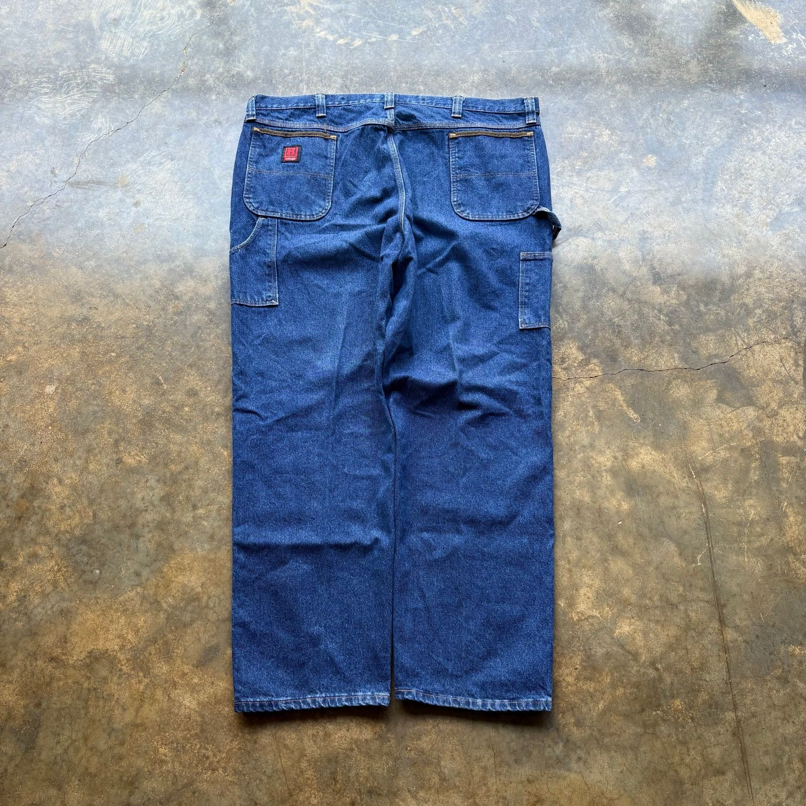 Wrangler Vintage Baggy Y2K Carhartt Style Double Knee Blue Jeans Size US 34 / EU 50 - 1 Thumbnail