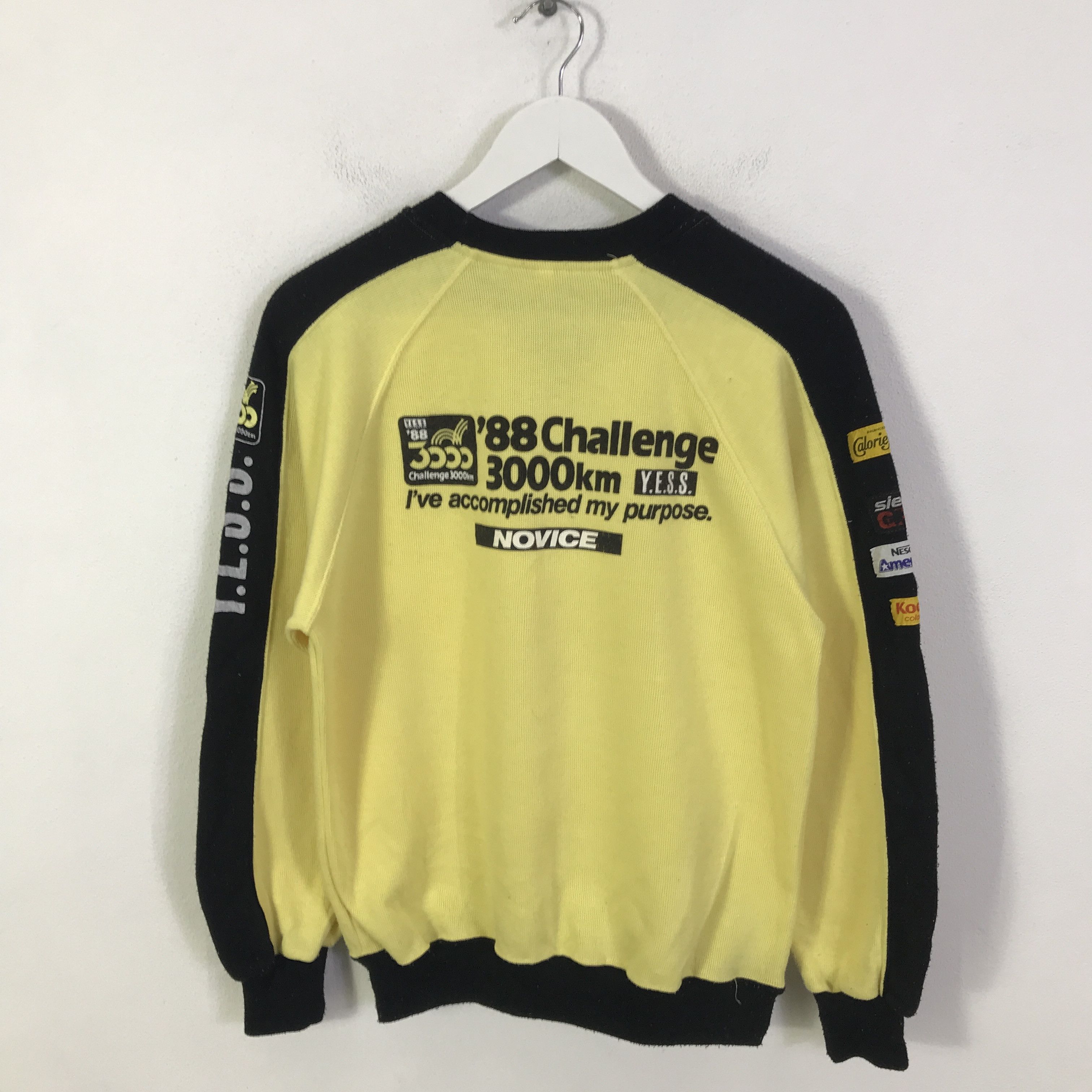 Japanese Brand vtg Yamaha y.e.s.s 88 challenge 3000km sweatshirts K128B4 Size US M / EU 48-50 / 2 - 1 Thumbnail