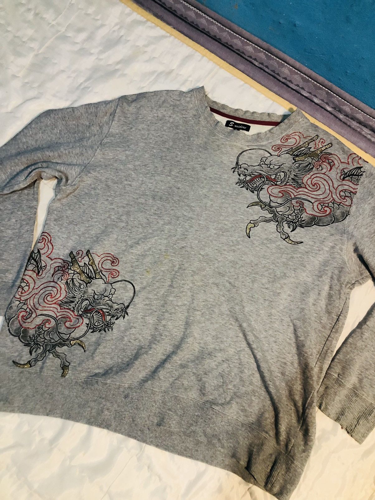 Japanese Brand × Vintage Sonnidene Big Logo Dragon Long sleeve T-Shirt (6) Size US XL / EU 56 / 4 - 3 Thumbnail