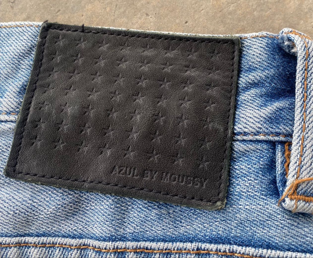 MOUSSY Vintage Azul by Moussy Distressed Slim Denim Size US 29 - 19 Thumbnail