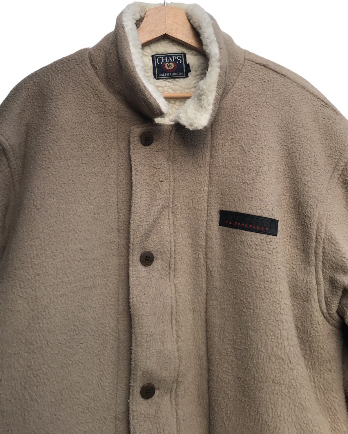 Chaps × Chaps Ralph Lauren × Ralph Lauren Vintage Chaps Ralph Lauren Field Coat Sherpa Fleece Lined Size US L / EU 52-54 / 3 - 5 Thumbnail