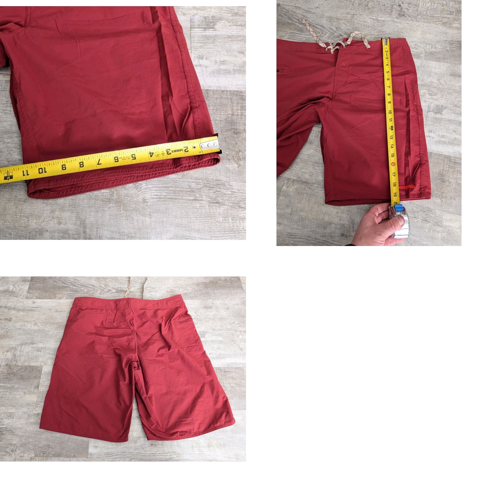 Patagonia Patagonia Board Shorts Wavefarer Mens 34 Dark Red Stretch Drawstring Pockets Quick Dry Beach Outdoor 90s? Size US 34 / EU 50 - 9 Thumbnail