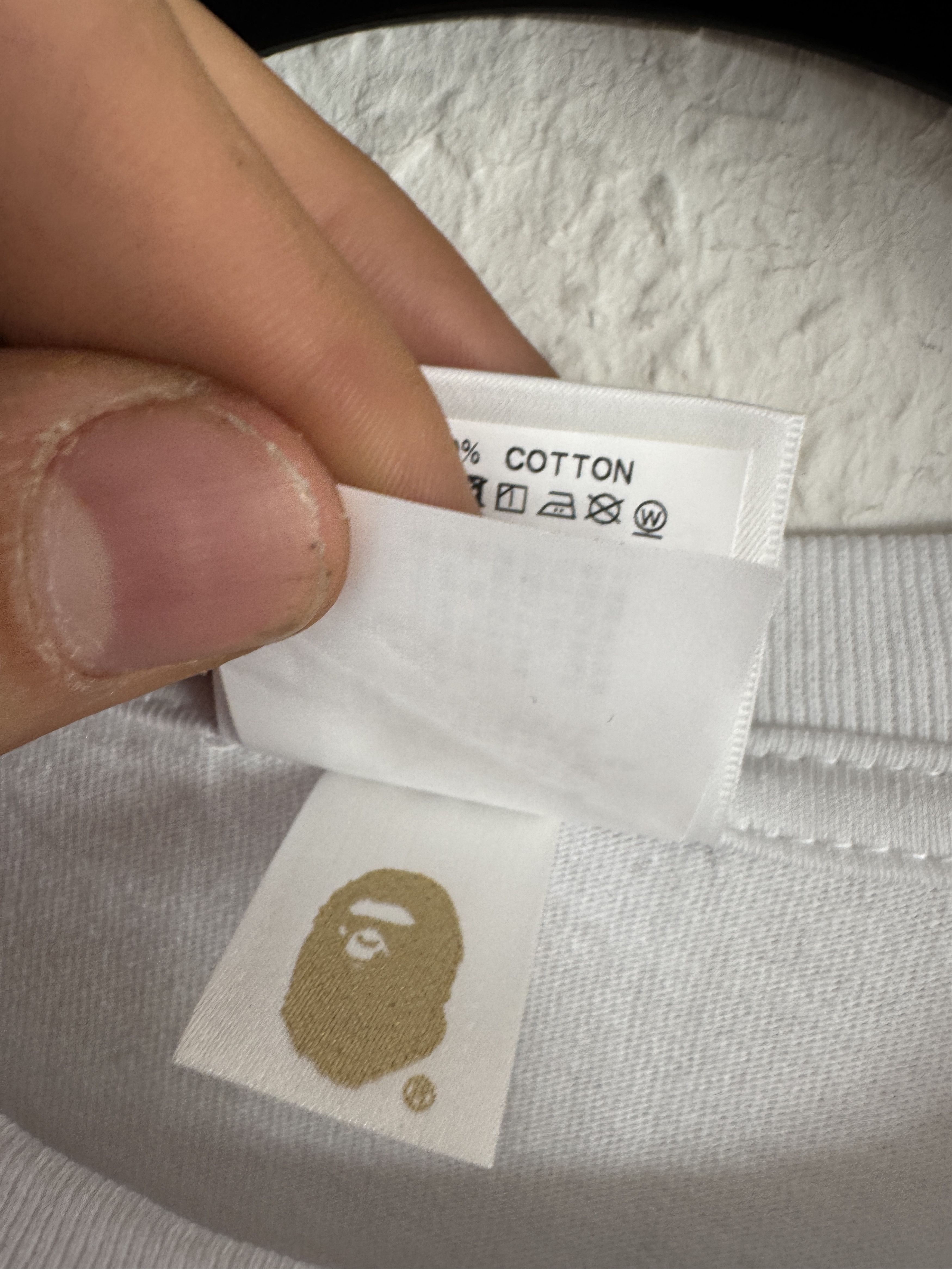Bape World Gone Mad Overlap Tee White Size US XL / EU 56 / 4 - 6 Thumbnail